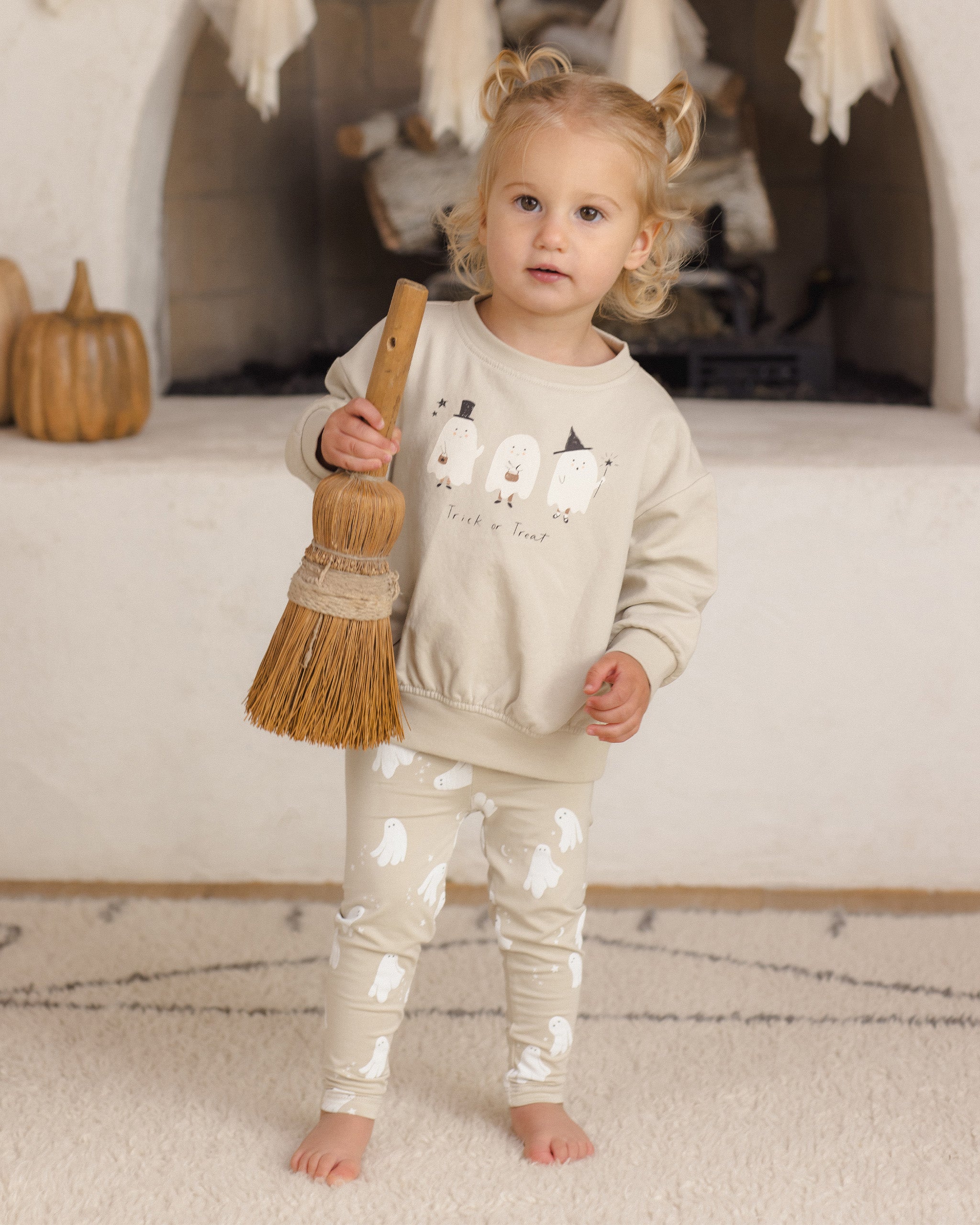 Relaxed Fleece Sweatshirt Trick Or Treat - Rylee + Cru | Kids Clothes | Trendy Baby Clothes | Modern Infant Outfits |