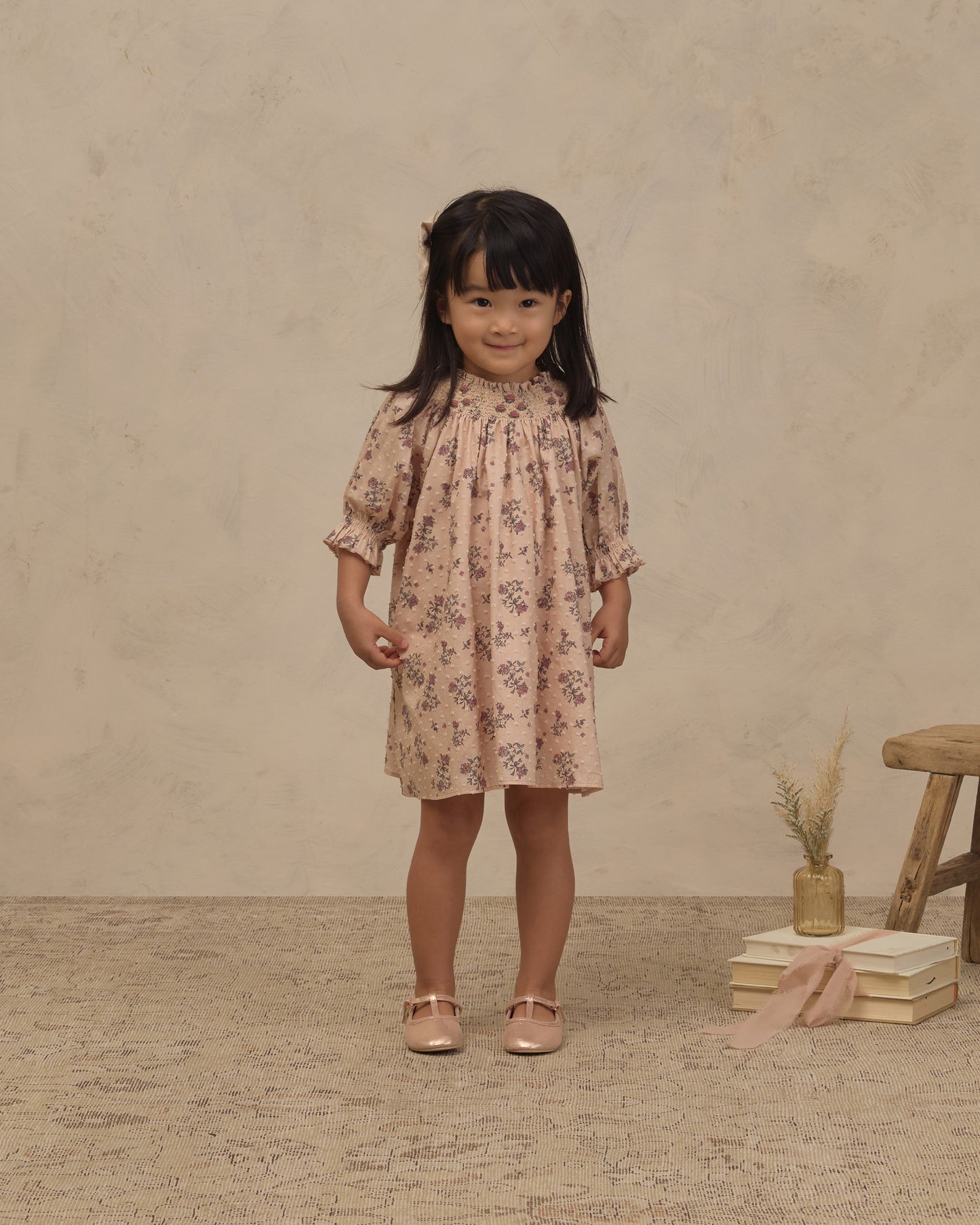 Maddie Dress French Floral - Rylee + Cru | Kids Clothes | Trendy Baby Clothes | Modern Infant Outfits |