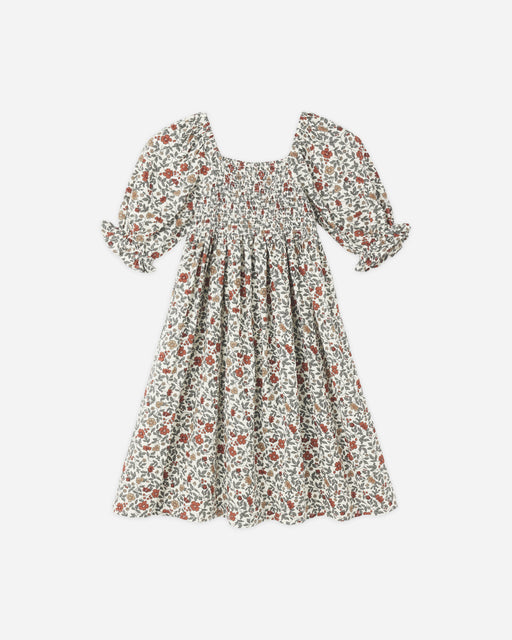 Adelaide Dress Holiday Floral - Rylee + Cru | Kids Clothes | Trendy Baby Clothes | Modern Infant Outfits |