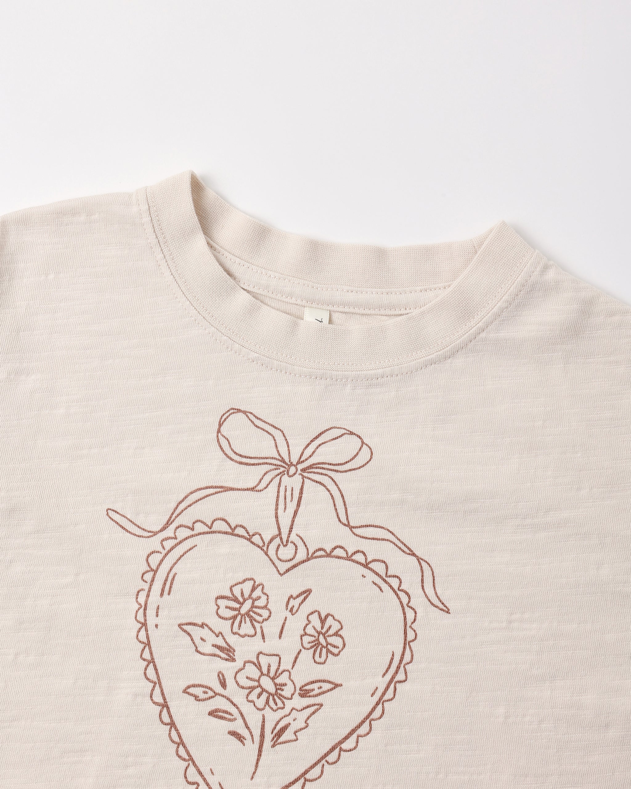 Boxy Tee Heart Locket - Rylee + Cru | Kids Clothes | Trendy Baby Clothes | Modern Infant Outfits |