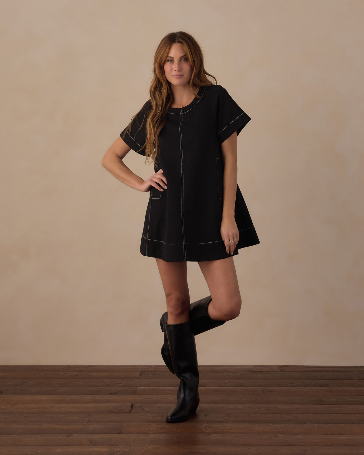 Women's Savannah Dress Black - Rylee + Cru | Kids Clothes | Trendy Baby Clothes | Modern Infant Outfits |