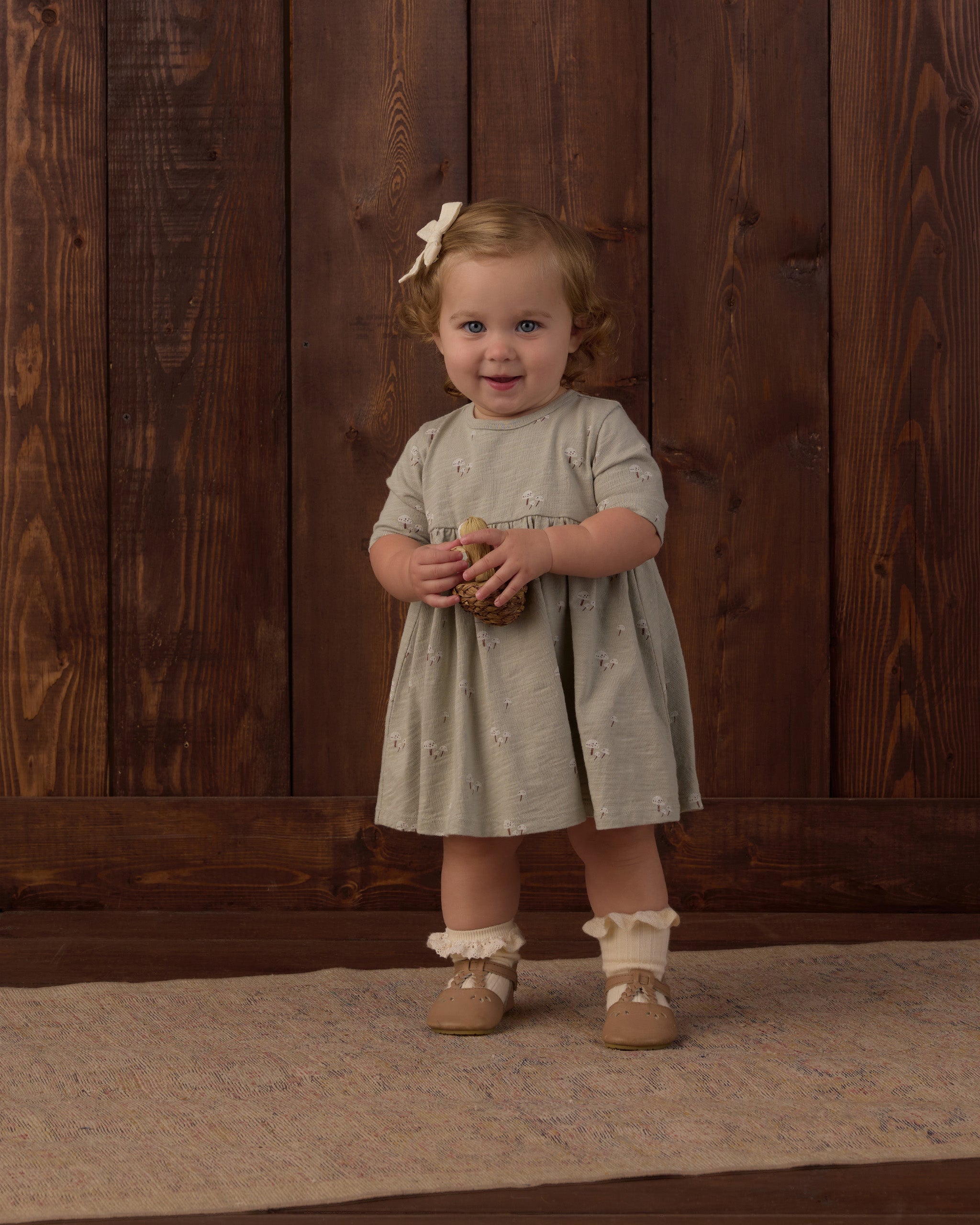 Finn Dress Mushrooms - Rylee + Cru | Kids Clothes | Trendy Baby Clothes | Modern Infant Outfits |
