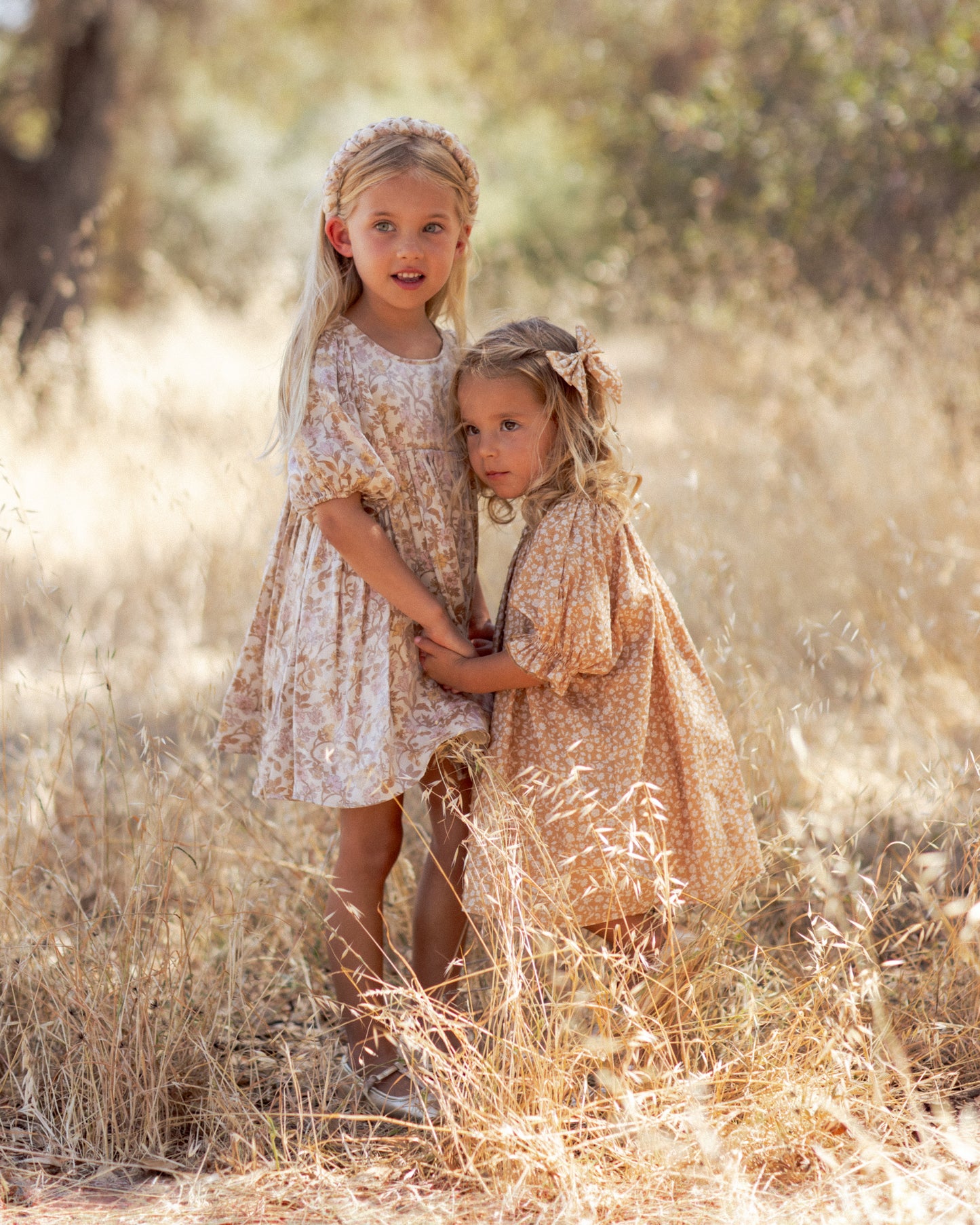 Maddie Dress Golden Meadow - Rylee + Cru | Kids Clothes | Trendy Baby Clothes | Modern Infant Outfits |