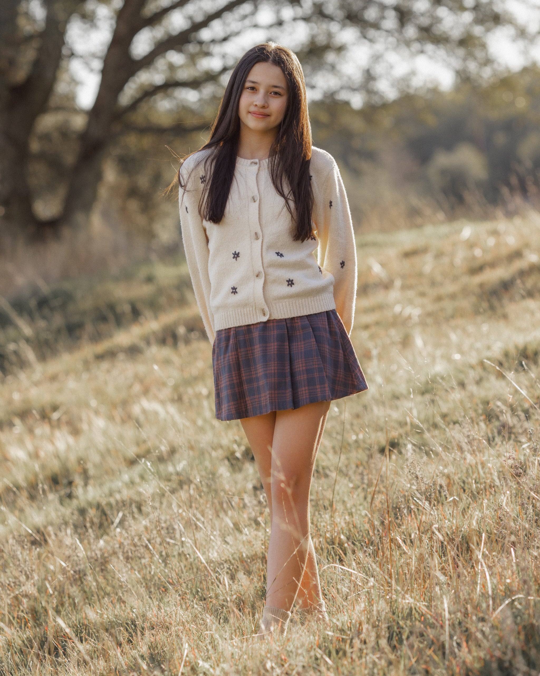 Teen Pleated Skirt Midnight Plaid - Rylee + Cru | Kids Clothes | Trendy Baby Clothes | Modern Infant Outfits |