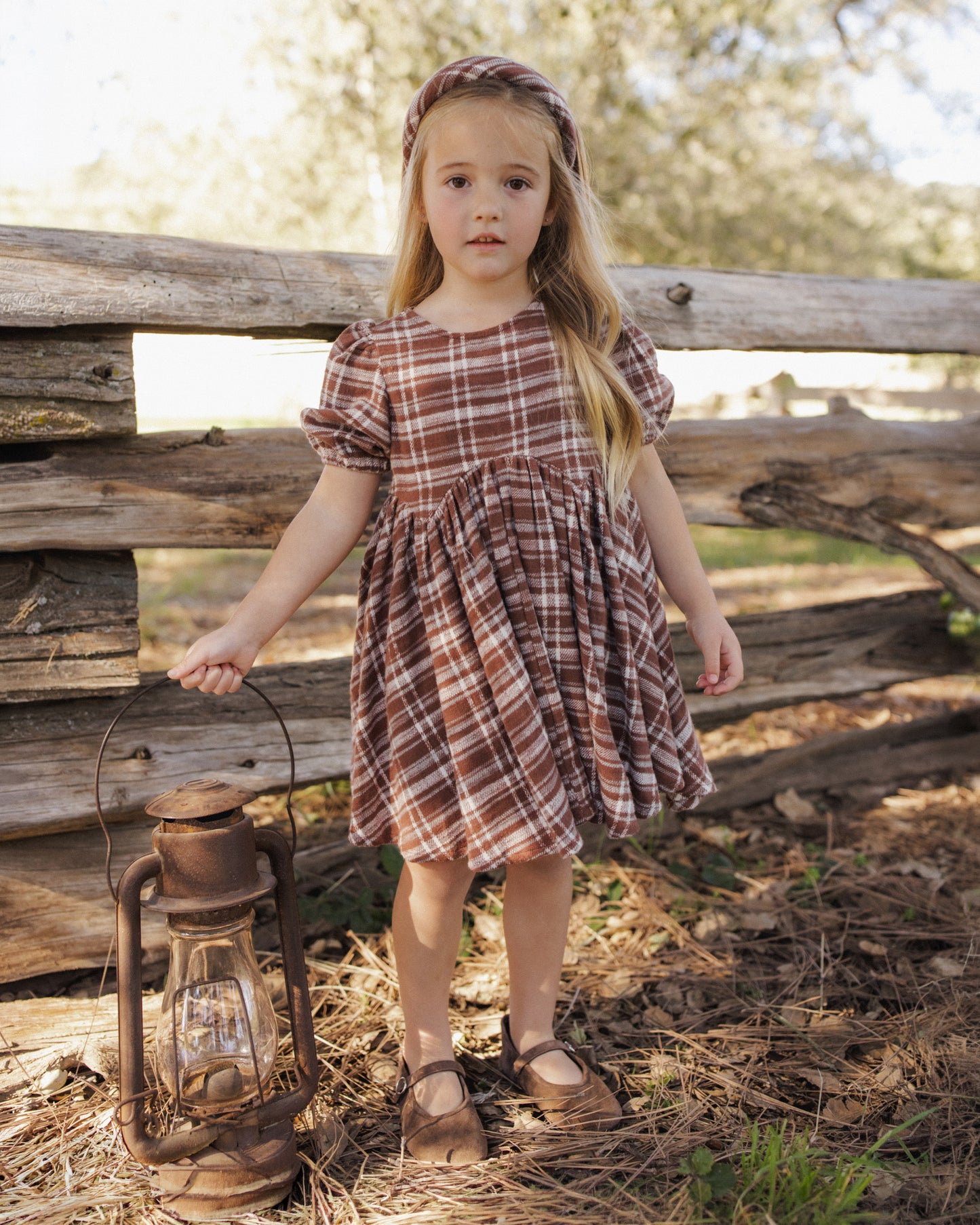 Rose Dress Aspen Plaid - Rylee + Cru | Kids Clothes | Trendy Baby Clothes | Modern Infant Outfits |