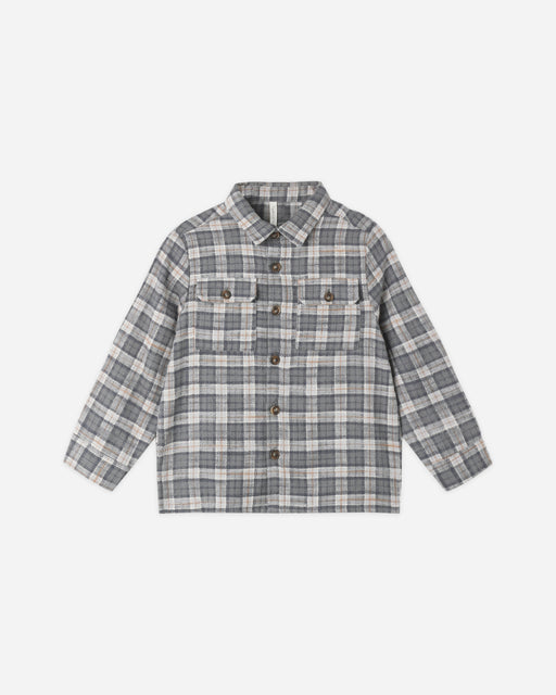 Pocketed Flannel Shirt Winter Plaid - Rylee + Cru | Kids Clothes | Trendy Baby Clothes | Modern Infant Outfits |