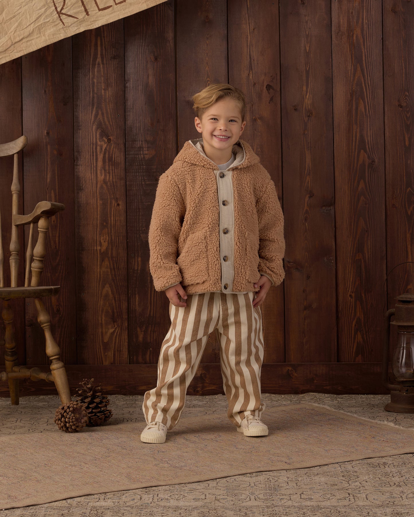 Lodge Jacket Fawn - Rylee + Cru | Kids Clothes | Trendy Baby Clothes | Modern Infant Outfits |