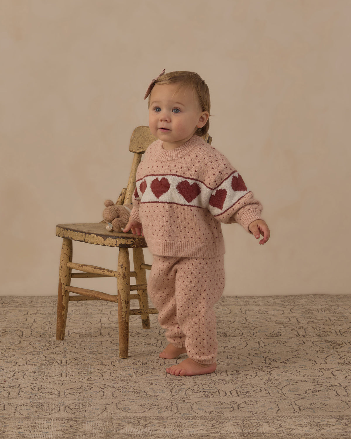 Reagan Sweater Hearts - Rylee + Cru | Kids Clothes | Trendy Baby Clothes | Modern Infant Outfits |