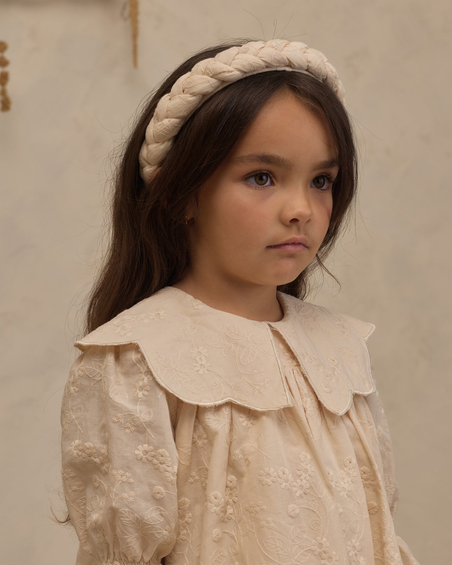 Braided Headband Embroidered Floral - Rylee + Cru | Kids Clothes | Trendy Baby Clothes | Modern Infant Outfits |