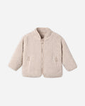 Shearling Zip Jacket Rose Water - Rylee + Cru | Kids Clothes | Trendy Baby Clothes | Modern Infant Outfits |