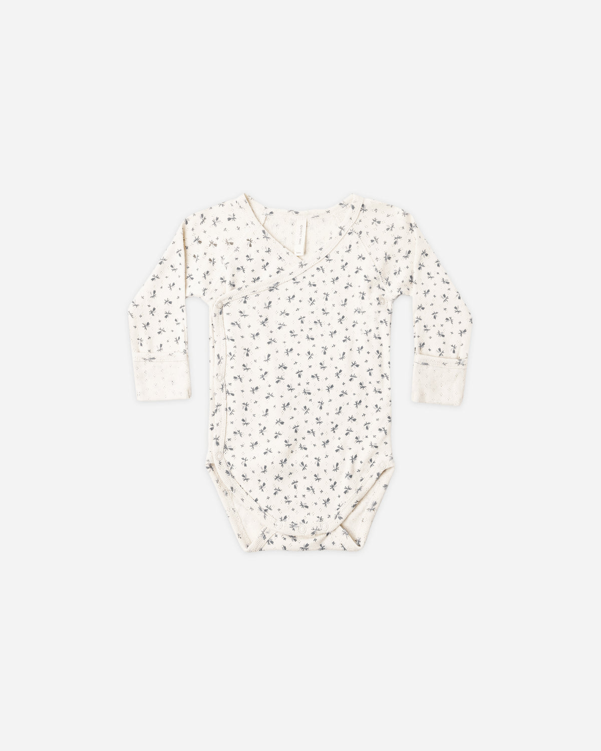 Side Snap Bodysuit Blue Ditsy - Rylee + Cru | Kids Clothes | Trendy Baby Clothes | Modern Infant Outfits |
