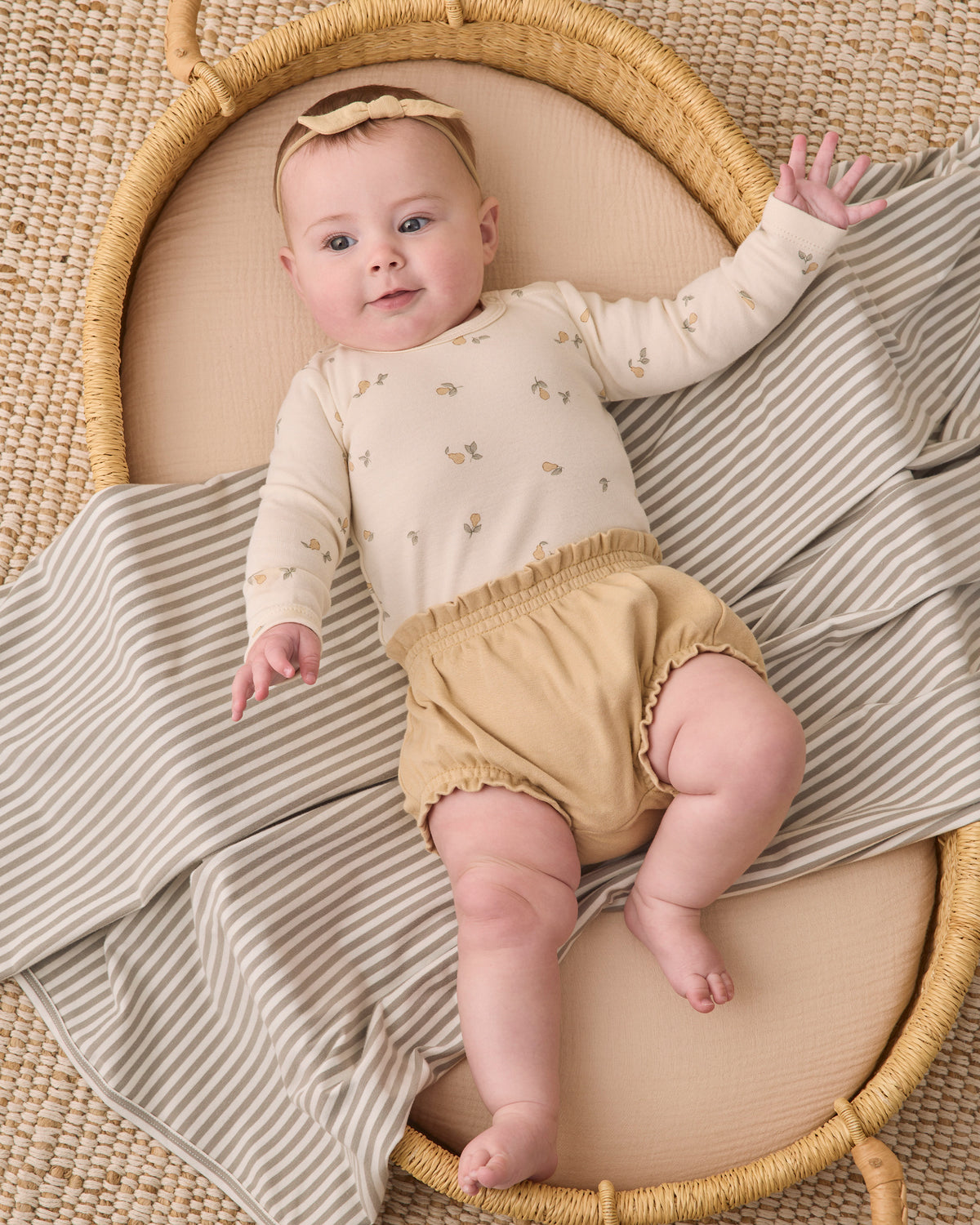 Gathered Bloomer Butterscotch - Rylee + Cru | Kids Clothes | Trendy Baby Clothes | Modern Infant Outfits |