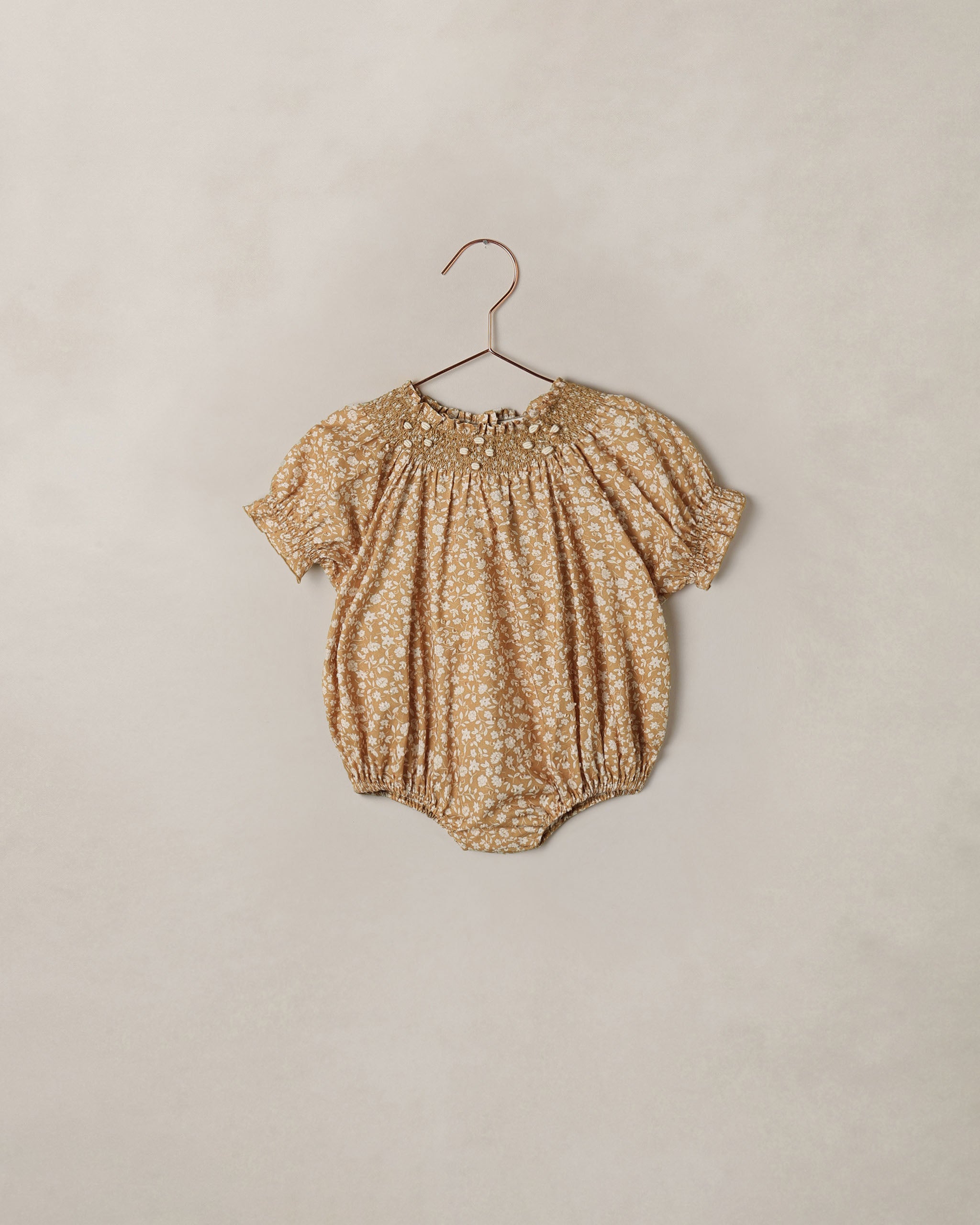 Maddie Romper Golden Meadow - Rylee + Cru | Kids Clothes | Trendy Baby Clothes | Modern Infant Outfits |