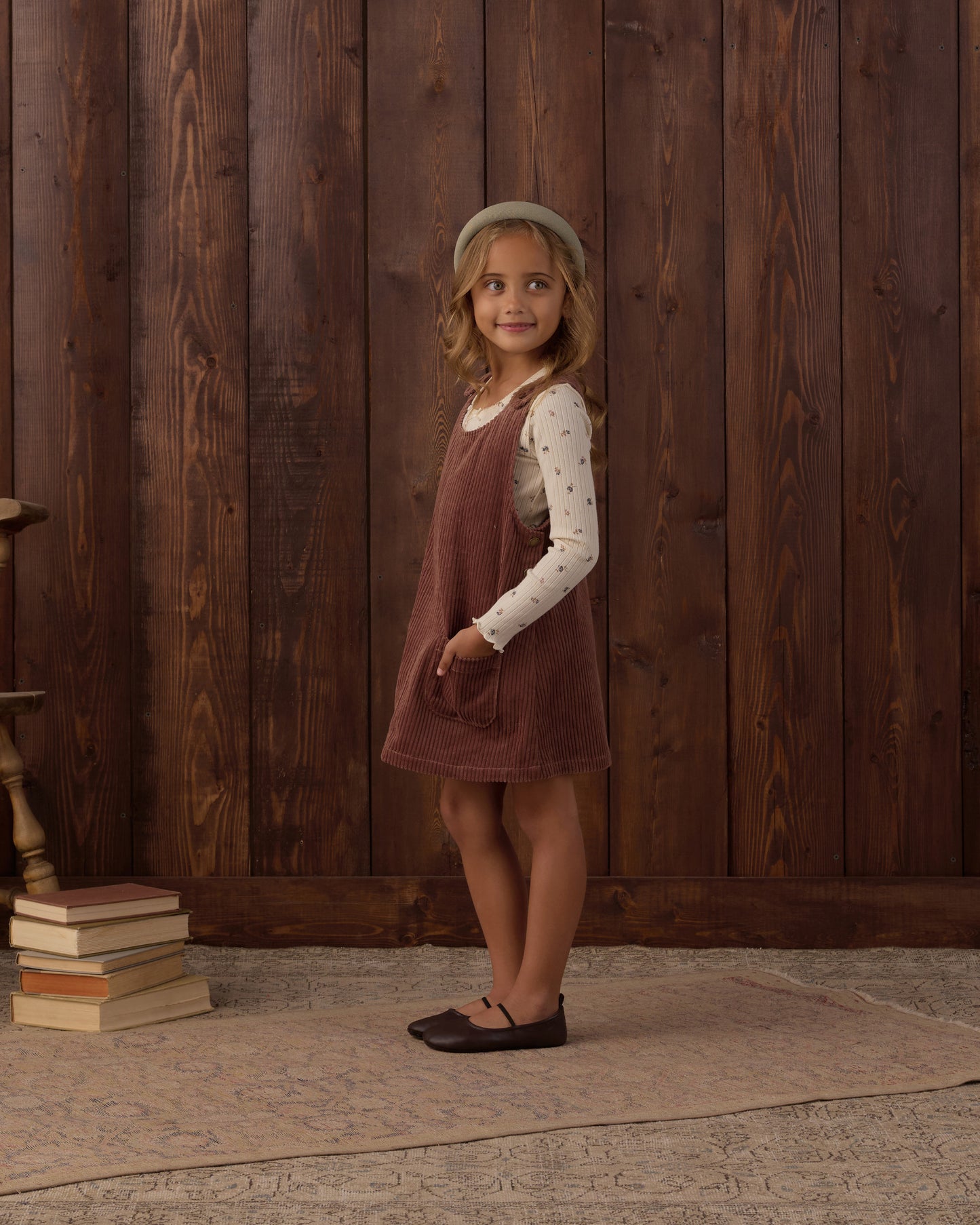 Odette Overall Dress Mulberry - Rylee + Cru | Kids Clothes | Trendy Baby Clothes | Modern Infant Outfits |