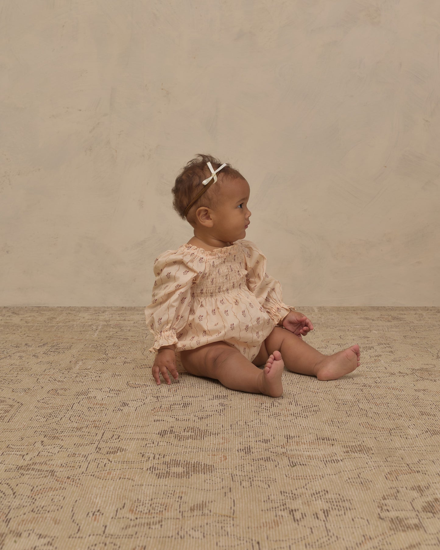Baby Bow Headbands Spice, Ivory, Gold - Rylee + Cru | Kids Clothes | Trendy Baby Clothes | Modern Infant Outfits |