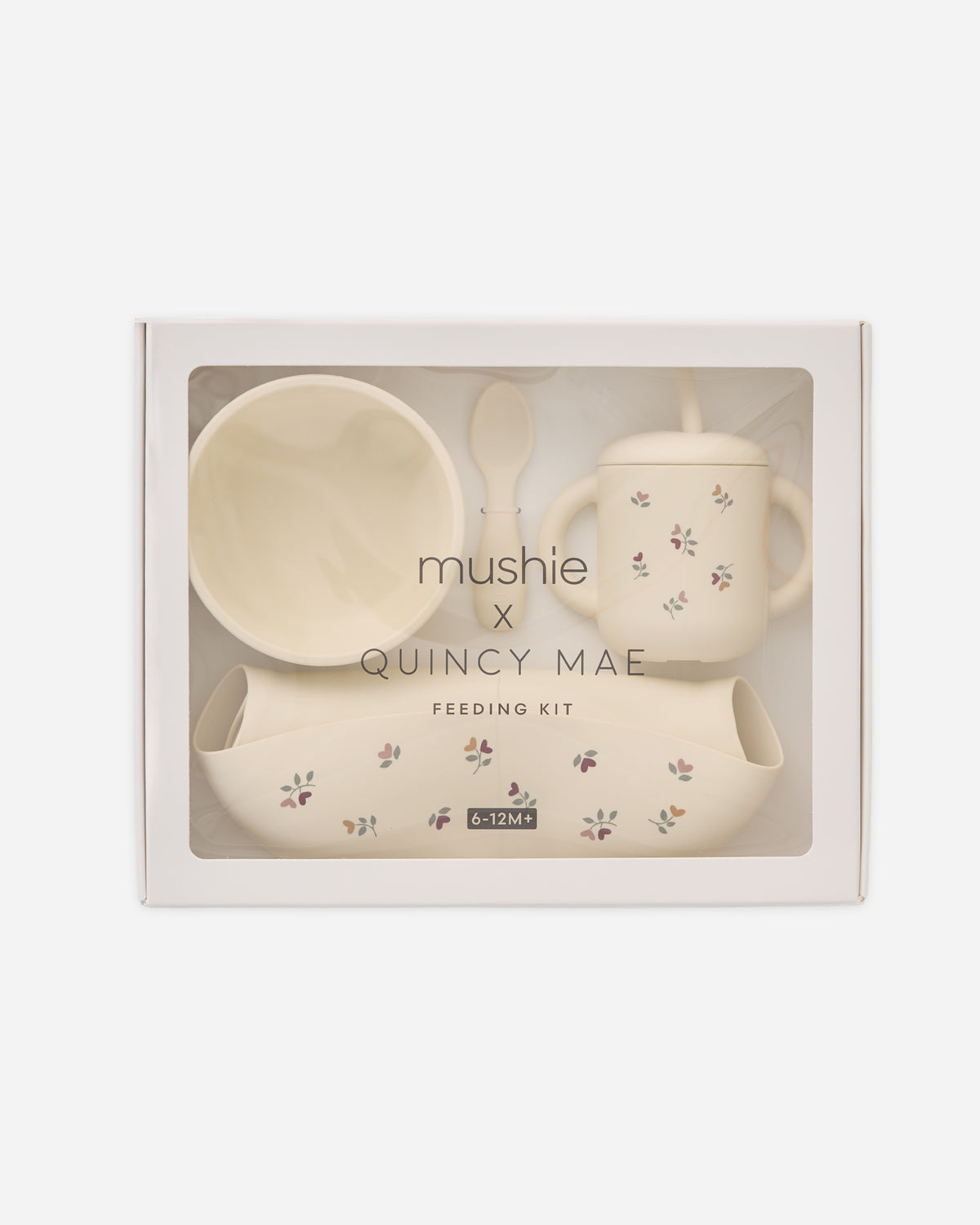Feeding Kit Heart Ditsy - Rylee + Cru | Kids Clothes | Trendy Baby Clothes | Modern Infant Outfits |