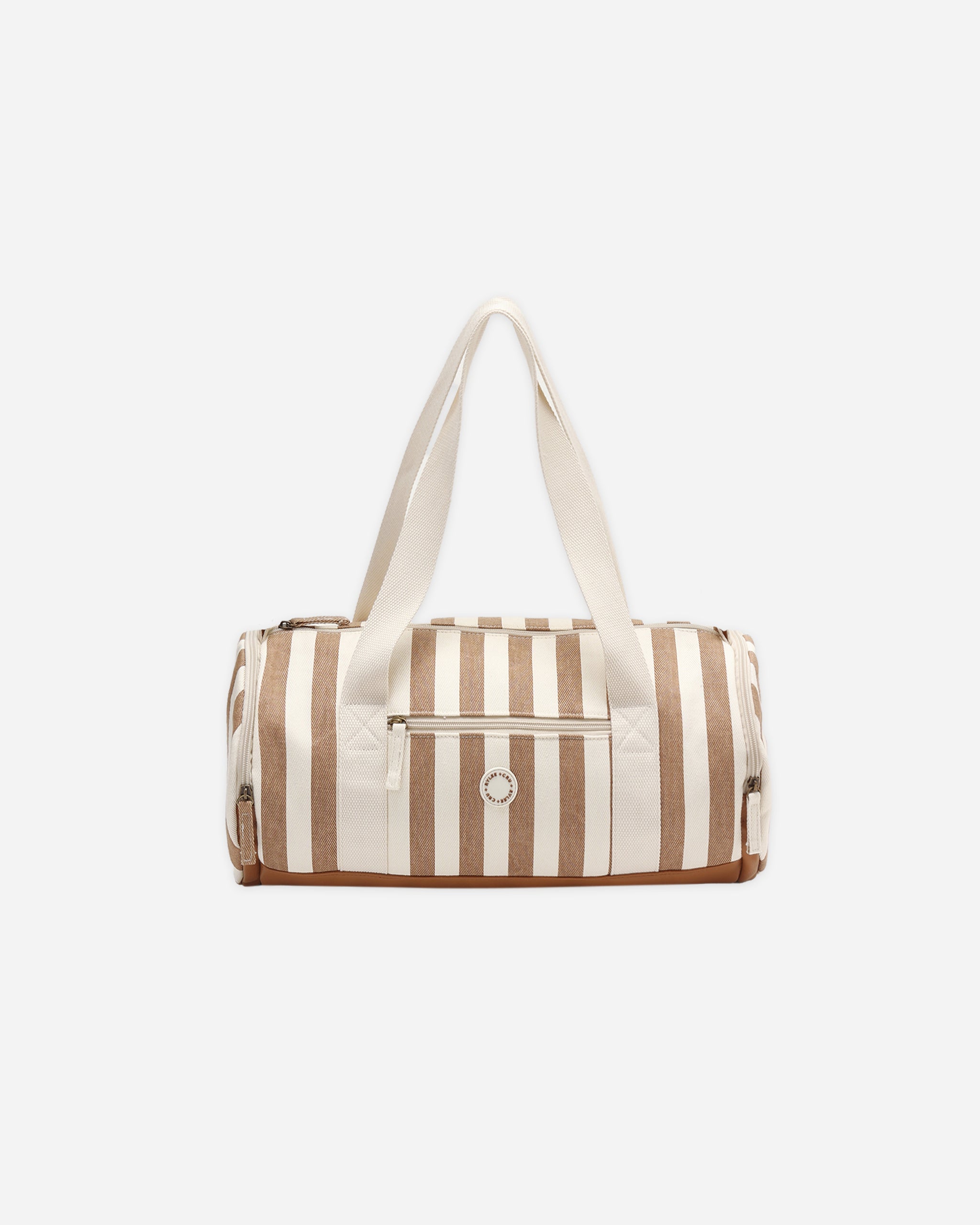 Duffle Bag Fawn Pinstripe - Rylee + Cru | Kids Clothes | Trendy Baby Clothes | Modern Infant Outfits |