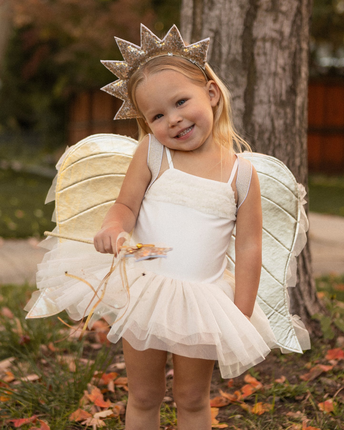 Sun Crown + Wand Gold - Rylee + Cru | Kids Clothes | Trendy Baby Clothes | Modern Infant Outfits |