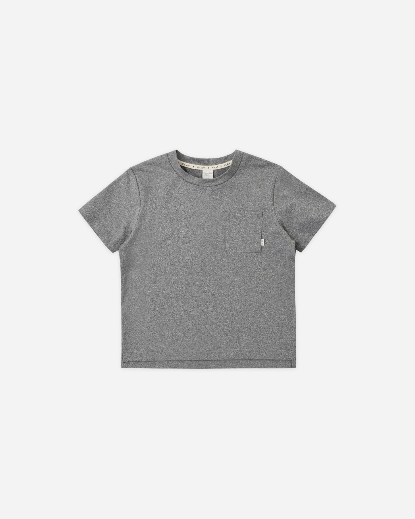 Cove Essential Pocket Tee Dark Heathered Grey - Rylee + Cru | Kids Clothes | Trendy Baby Clothes | Modern Infant Outfits |