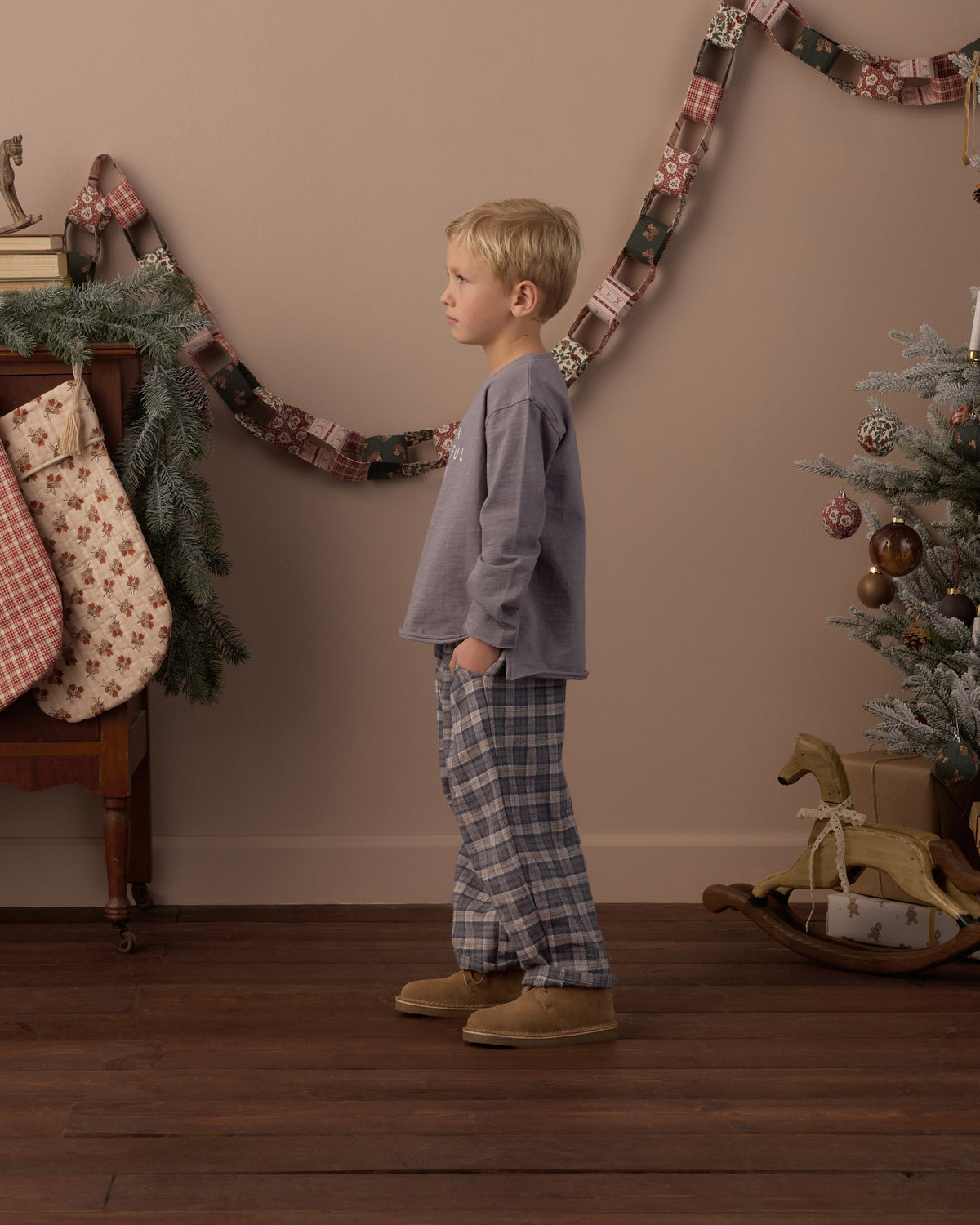 Palmer Pant Winter Plaid - Rylee + Cru | Kids Clothes | Trendy Baby Clothes | Modern Infant Outfits |