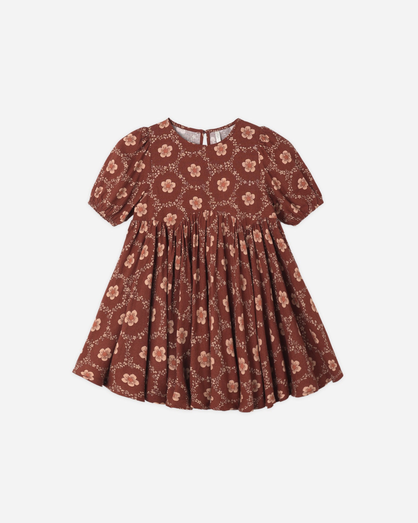 Rose Dress Brick Daisies - Rylee + Cru | Kids Clothes | Trendy Baby Clothes | Modern Infant Outfits |