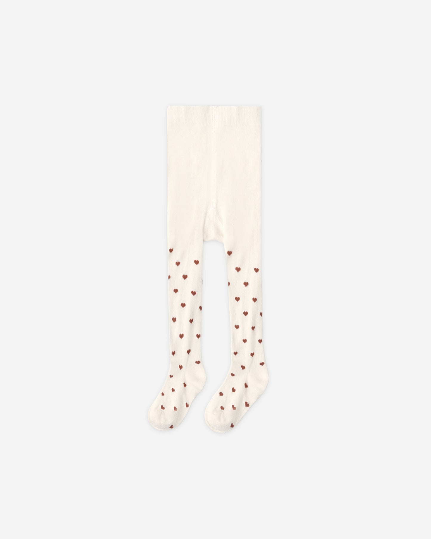 Ribbed Tights Mulberry Heart - Rylee + Cru | Kids Clothes | Trendy Baby Clothes | Modern Infant Outfits |