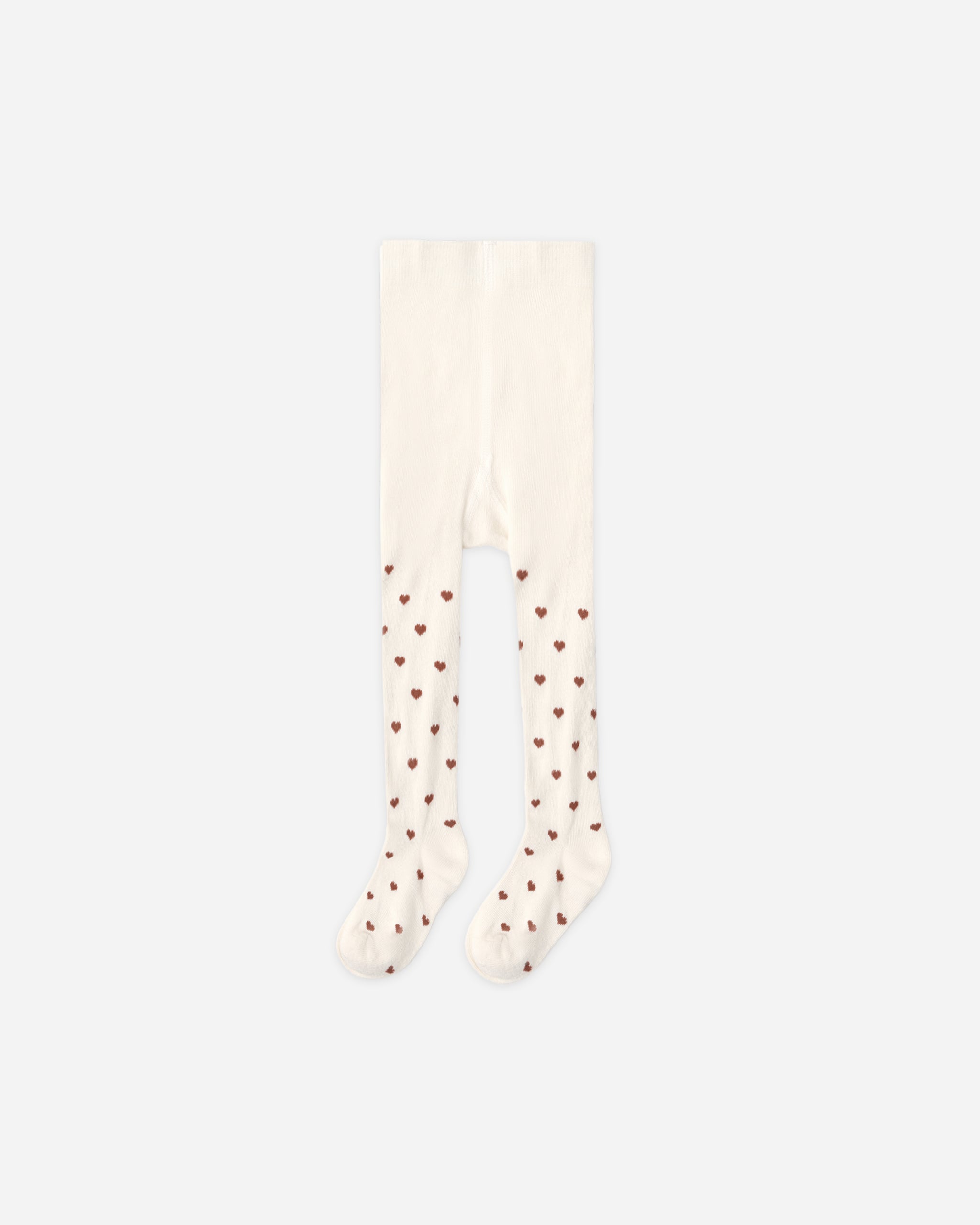 Ribbed Tights Mulberry Heart - Rylee + Cru | Kids Clothes | Trendy Baby Clothes | Modern Infant Outfits |