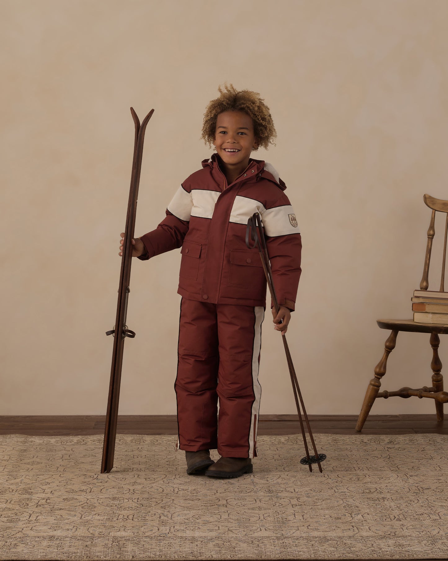 Parka Ski Jacket Brick - Rylee + Cru | Kids Clothes | Trendy Baby Clothes | Modern Infant Outfits |