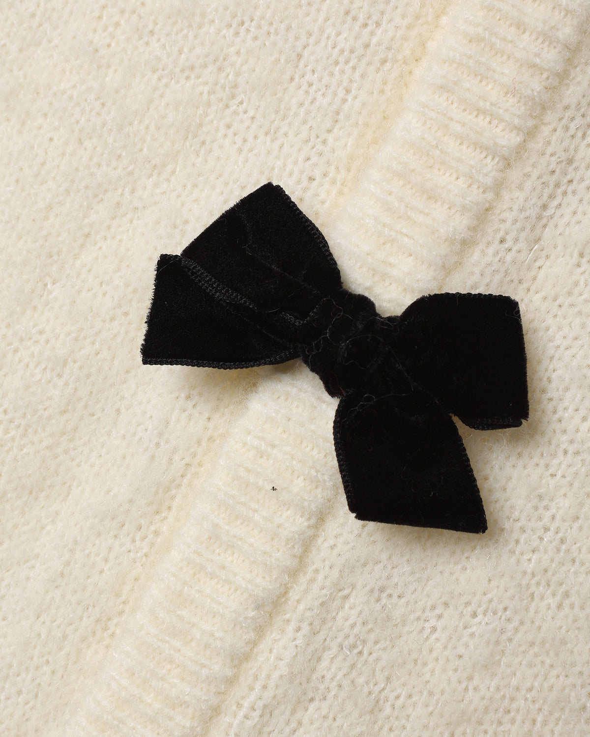 Bow Cardigan Ivory