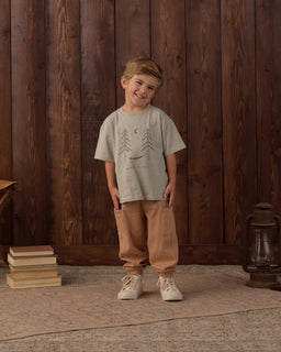 Relaxed Tee Happy Place - Rylee + Cru | Kids Clothes | Trendy Baby Clothes | Modern Infant Outfits |