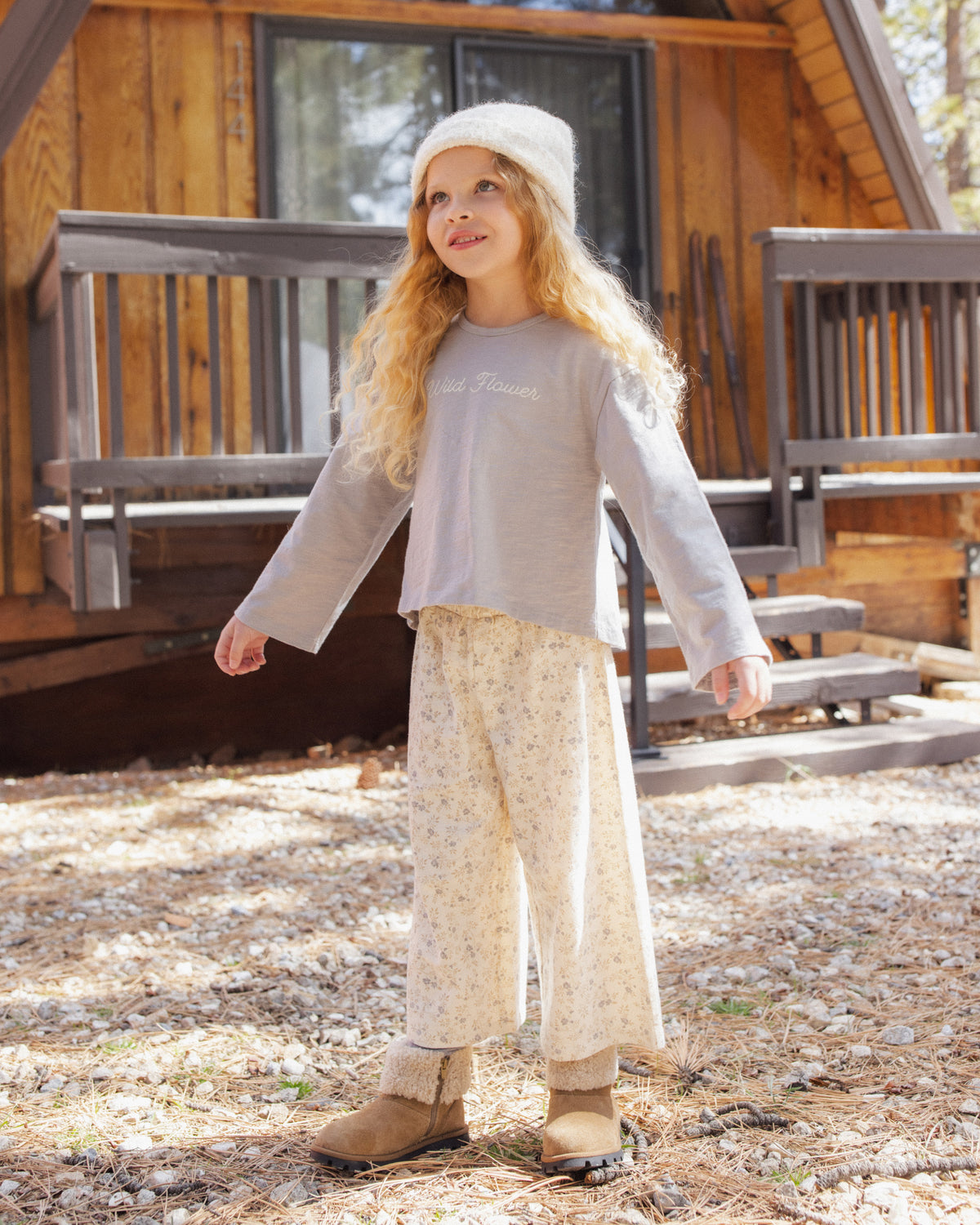 Luna Long Sleeve Wild Flower - Rylee + Cru | Kids Clothes | Trendy Baby Clothes | Modern Infant Outfits |