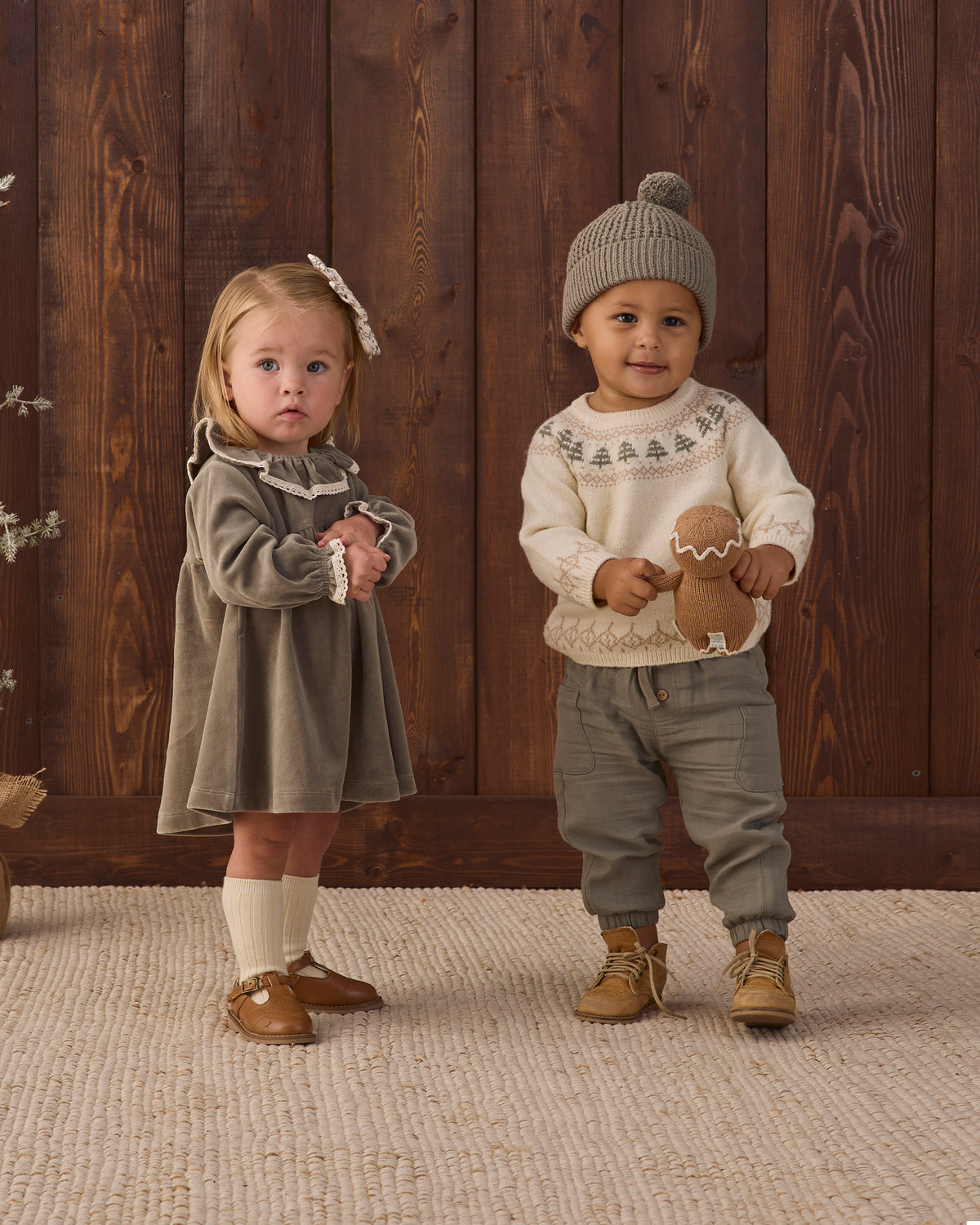 Rex Sweater Tree Fair Isle - Rylee + Cru | Kids Clothes | Trendy Baby Clothes | Modern Infant Outfits |