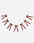 Velvet Bow Garland Ruby - Rylee + Cru | Kids Clothes | Trendy Baby Clothes | Modern Infant Outfits |