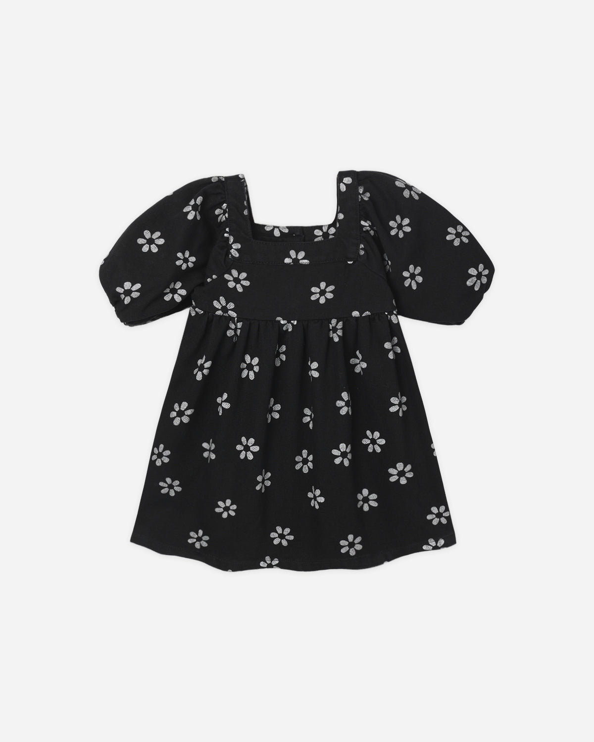 Gretta Babydoll Dress Black Daisy - Rylee + Cru | Kids Clothes | Trendy Baby Clothes | Modern Infant Outfits |