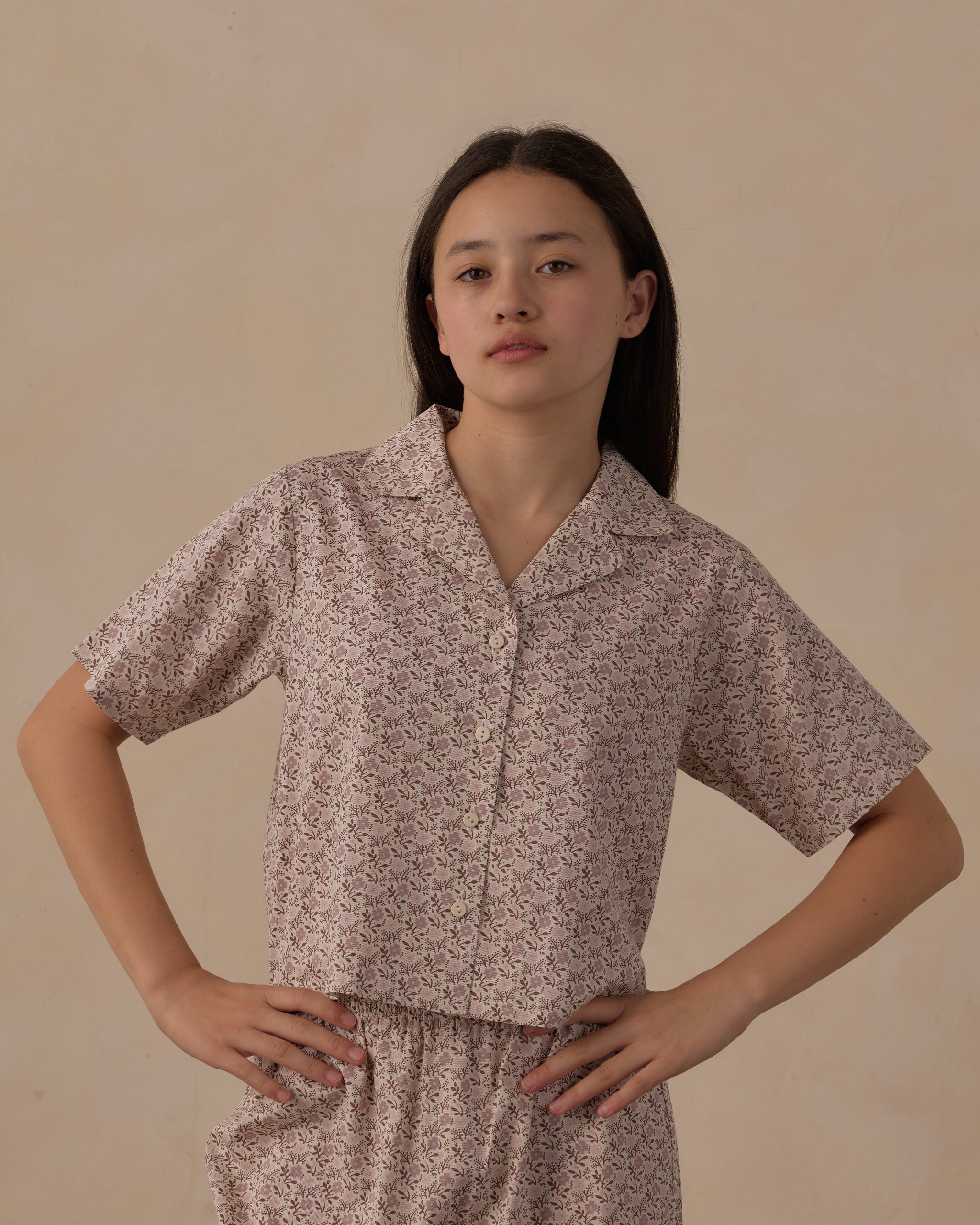 Teen Woven Pajama Set Primrose - Rylee + Cru | Kids Clothes | Trendy Baby Clothes | Modern Infant Outfits |