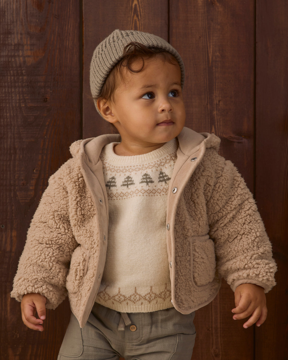 Winter Jacket Latte - Rylee + Cru | Kids Clothes | Trendy Baby Clothes | Modern Infant Outfits |
