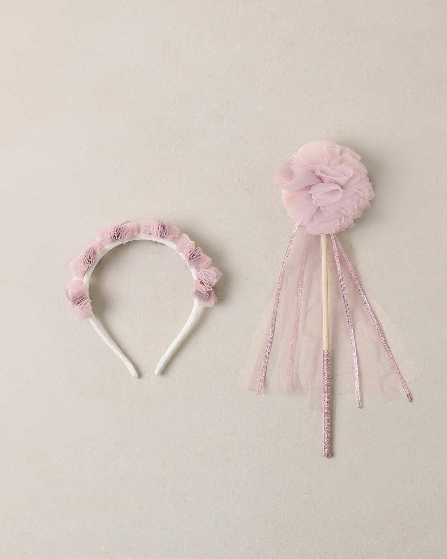 Pom Pom Crown + Wand Sugar Plum - Rylee + Cru | Kids Clothes | Trendy Baby Clothes | Modern Infant Outfits |