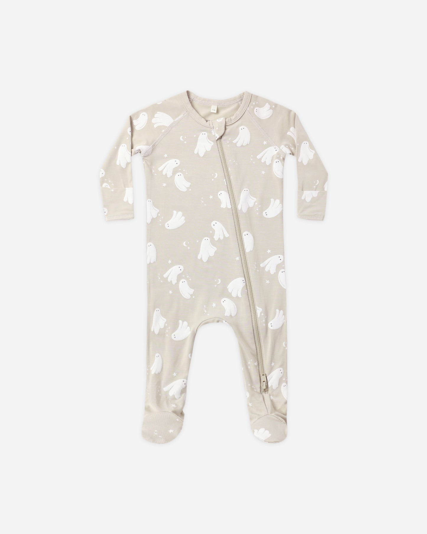 Bamboo Zip Footie Dancing Ghosts - Rylee + Cru | Kids Clothes | Trendy Baby Clothes | Modern Infant Outfits |