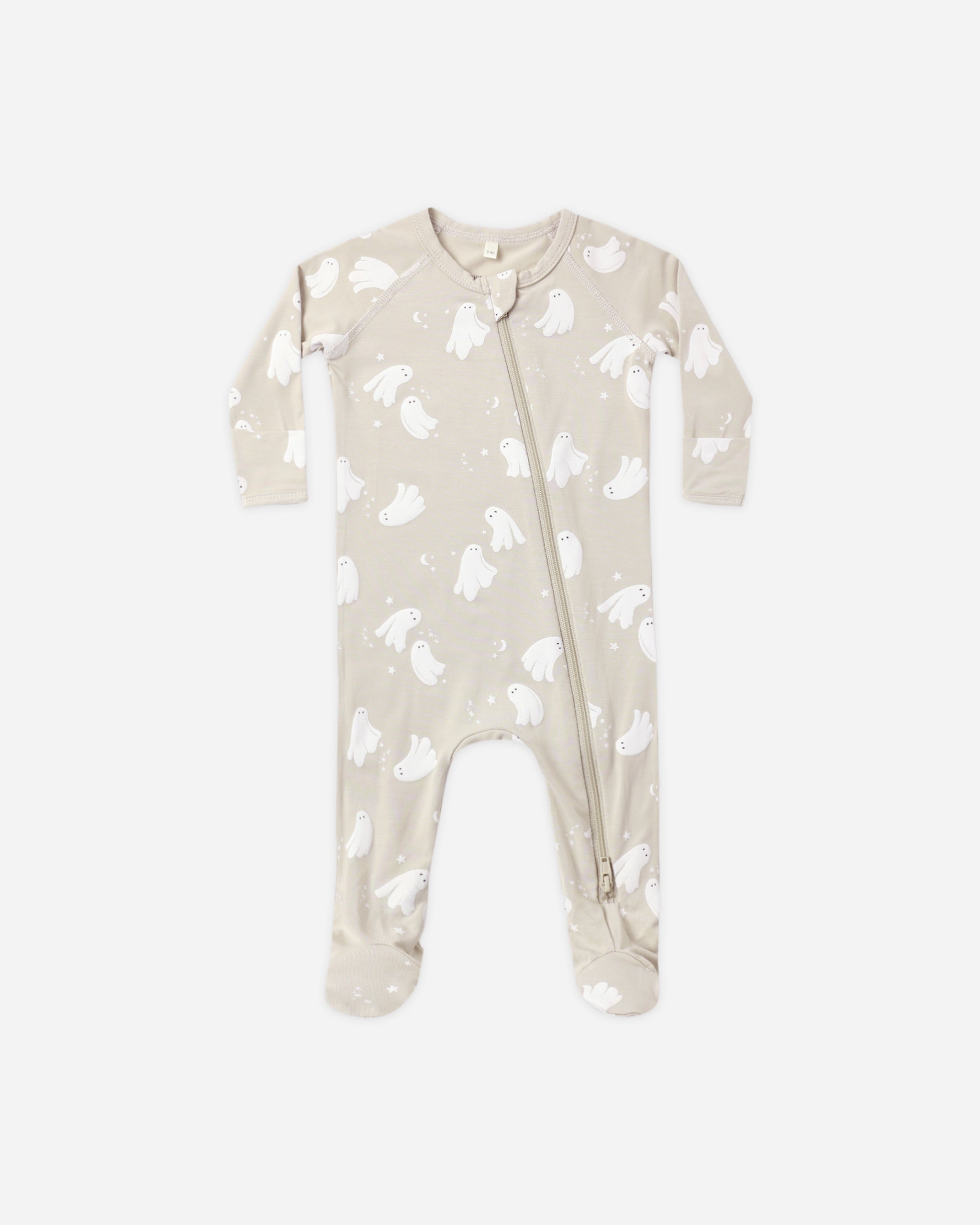 Bamboo Zip Footie Dancing Ghosts - Rylee + Cru | Kids Clothes | Trendy Baby Clothes | Modern Infant Outfits |