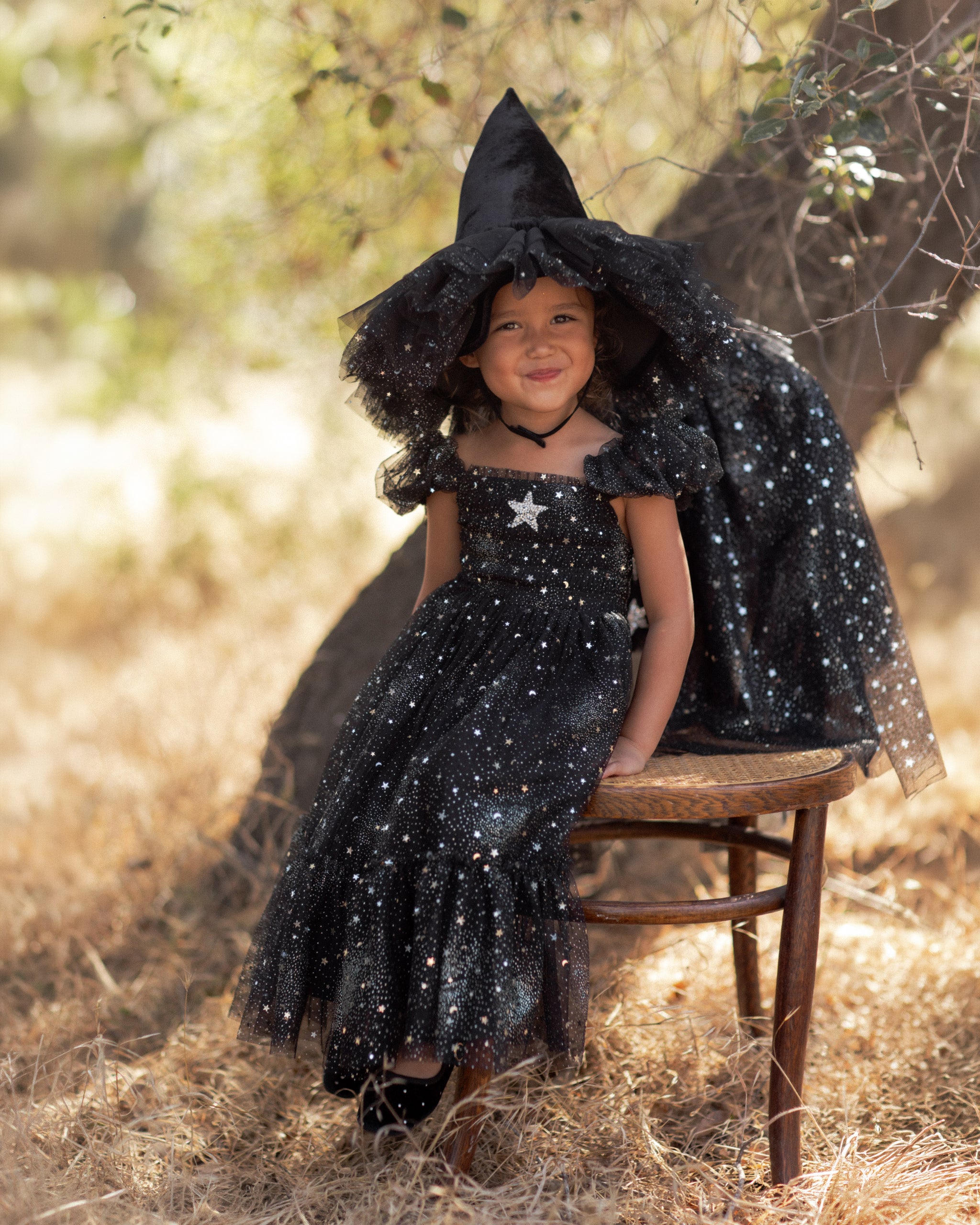 Clara Dress Silver Stars - Rylee + Cru | Kids Clothes | Trendy Baby Clothes | Modern Infant Outfits |