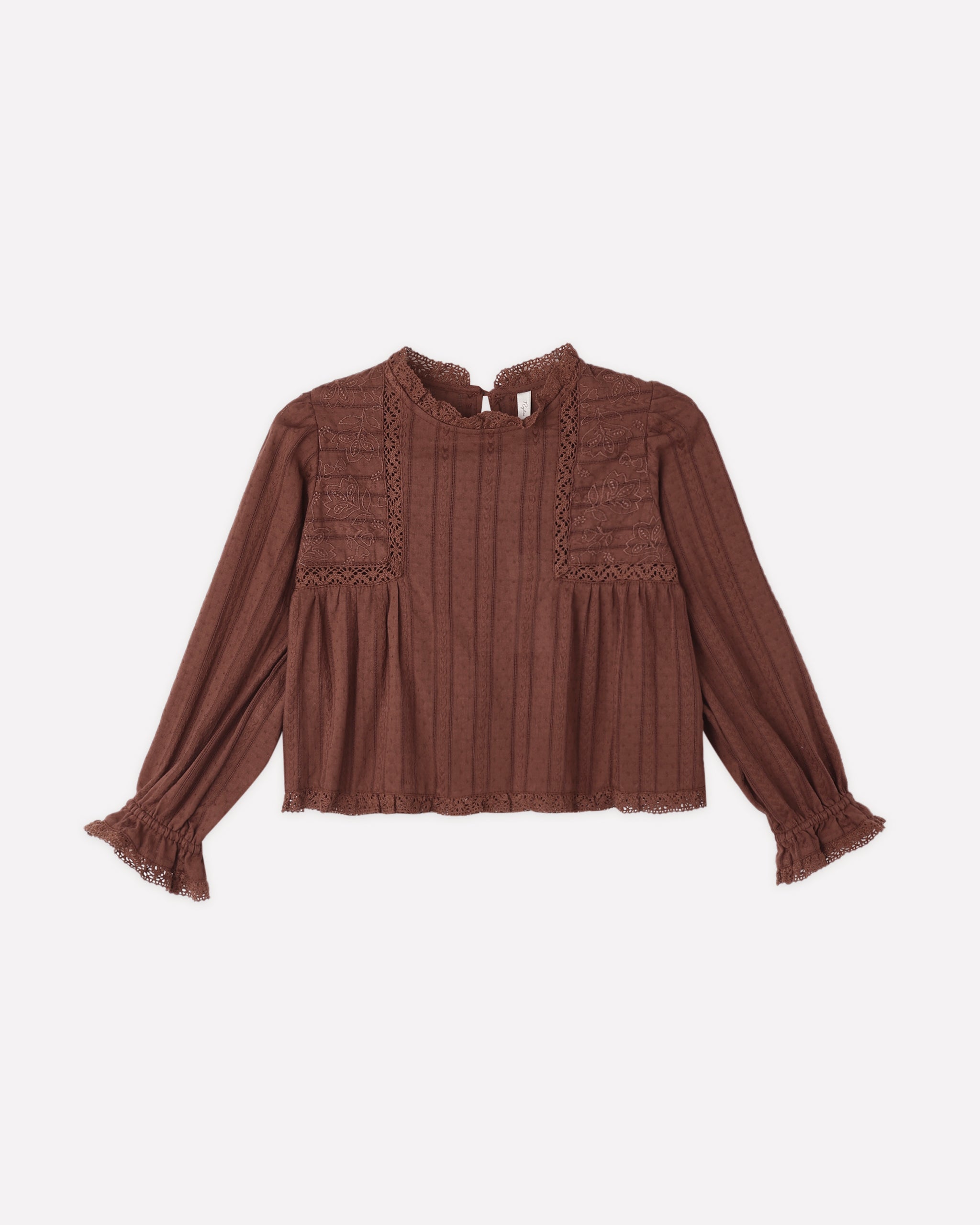 Cecile Blouse Mulberry - Rylee + Cru | Kids Clothes | Trendy Baby Clothes | Modern Infant Outfits |