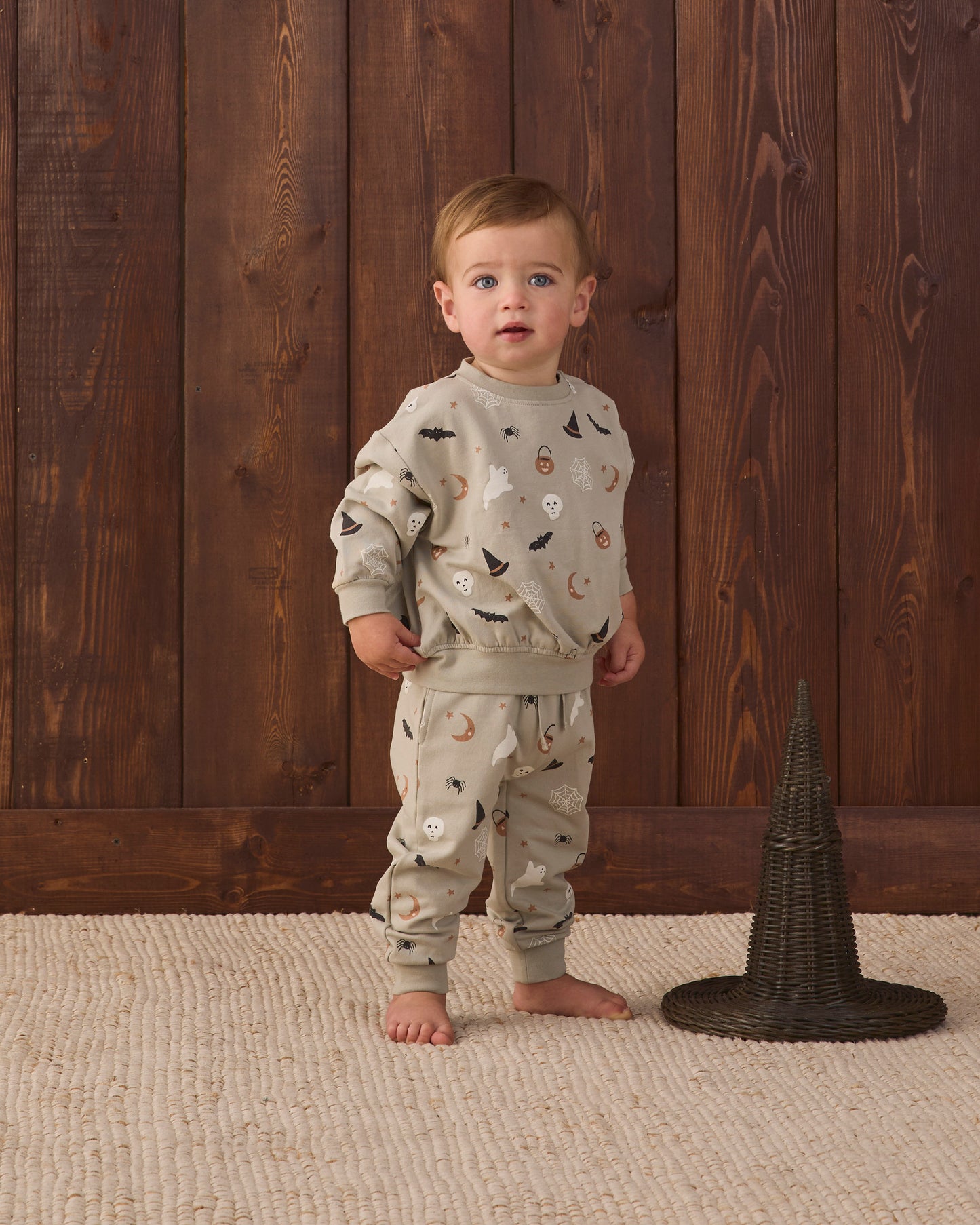 Relaxed Fleece Sweatpant Halloween Things - Rylee + Cru | Kids Clothes | Trendy Baby Clothes | Modern Infant Outfits |