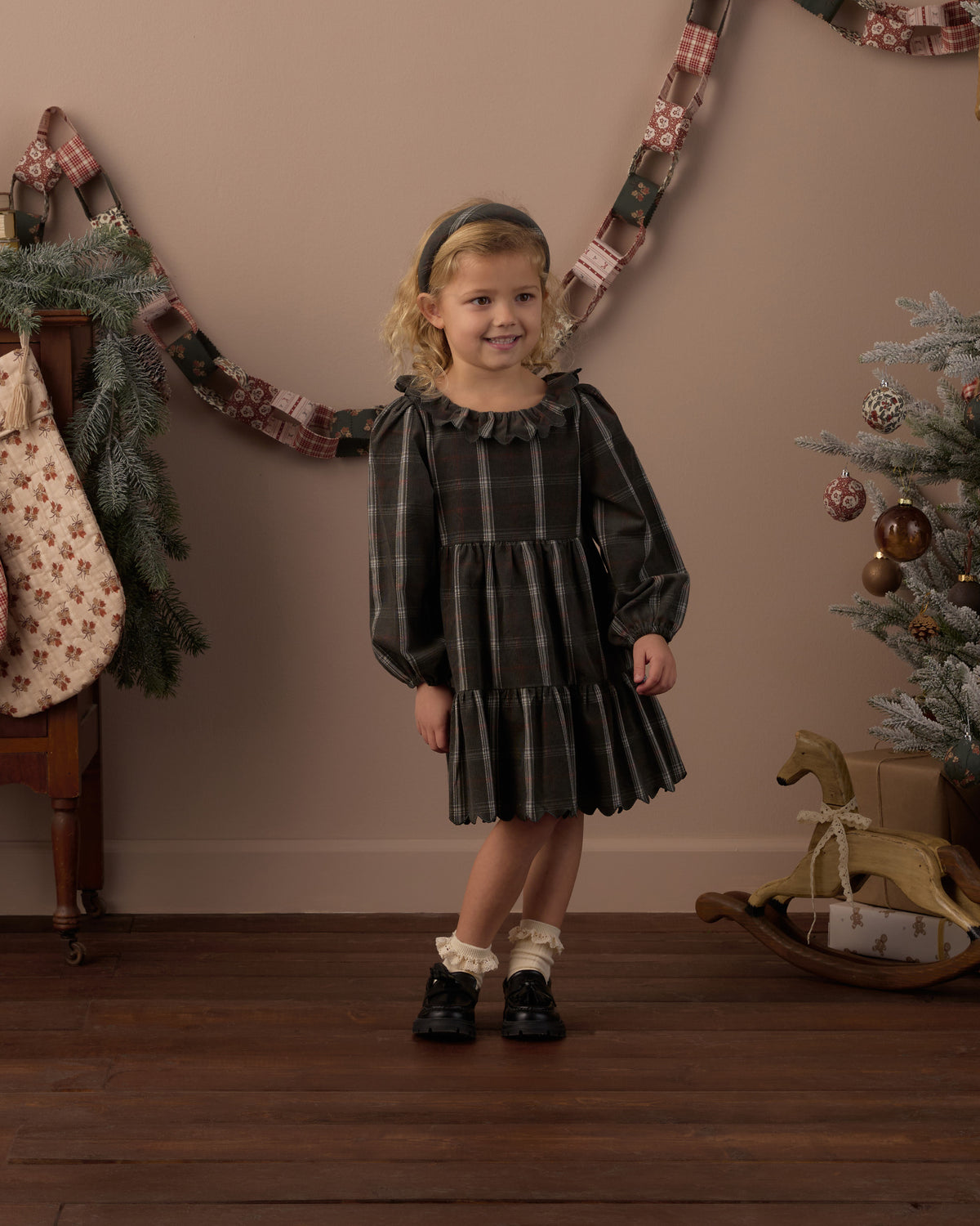 Padded Headband Holiday Plaid - Rylee + Cru | Kids Clothes | Trendy Baby Clothes | Modern Infant Outfits |