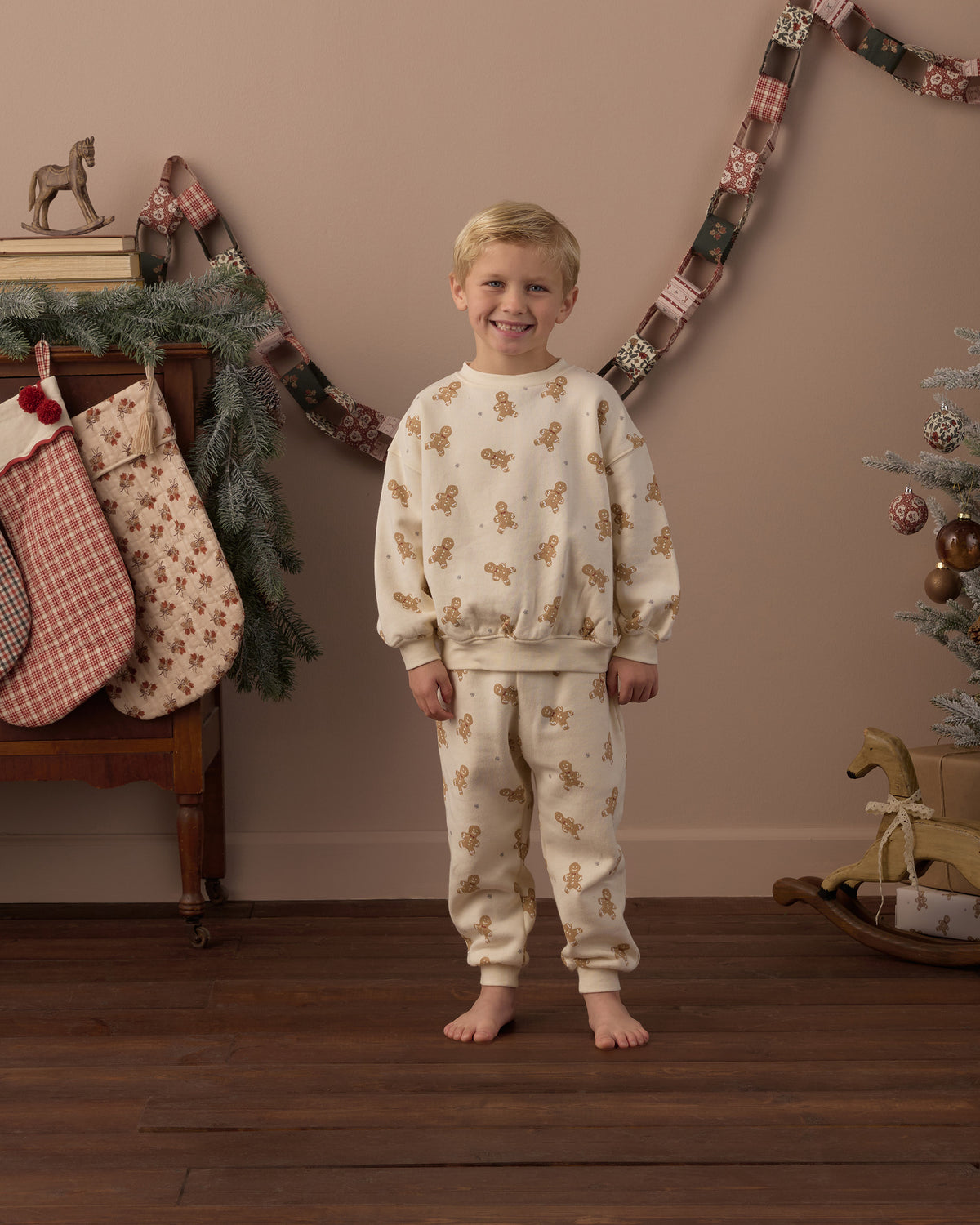 Jogger Sweatpant Gingerbread - Rylee + Cru | Kids Clothes | Trendy Baby Clothes | Modern Infant Outfits |