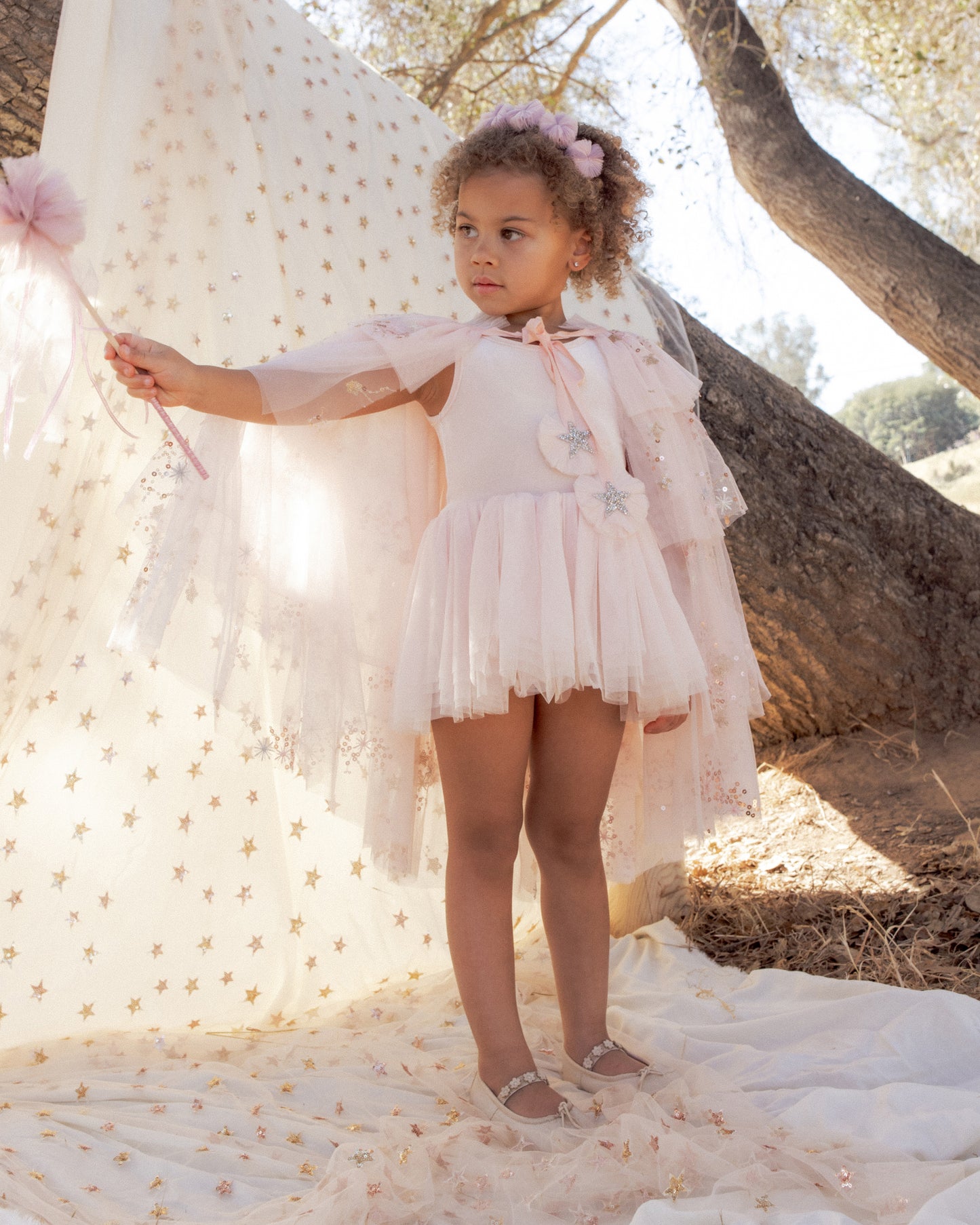 Tulle Cape Pink - Rylee + Cru | Kids Clothes | Trendy Baby Clothes | Modern Infant Outfits |