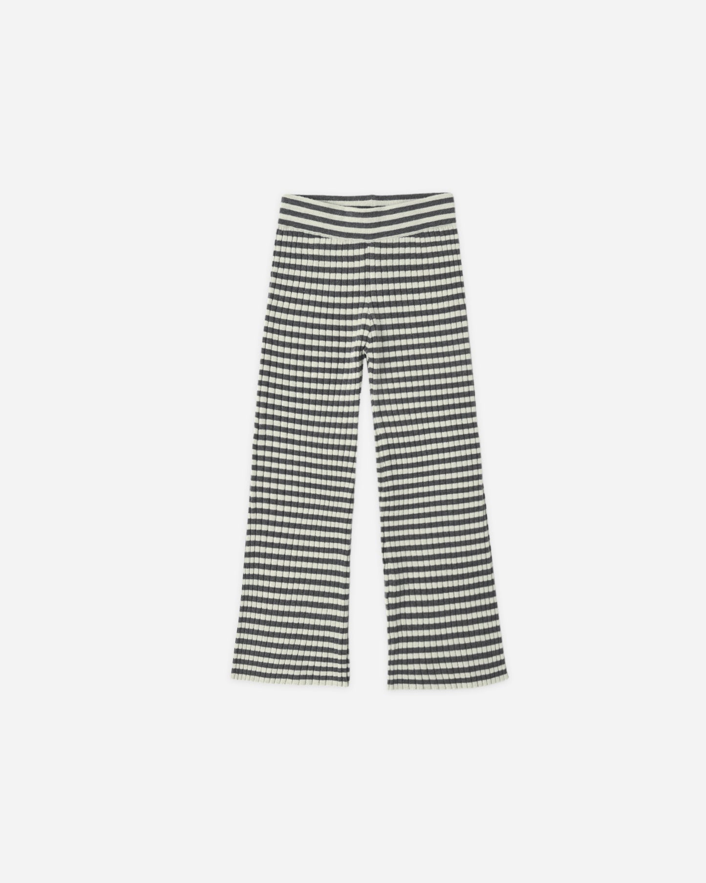 Flare Rib Knit Pant Midnight Stripe - Rylee + Cru | Kids Clothes | Trendy Baby Clothes | Modern Infant Outfits |