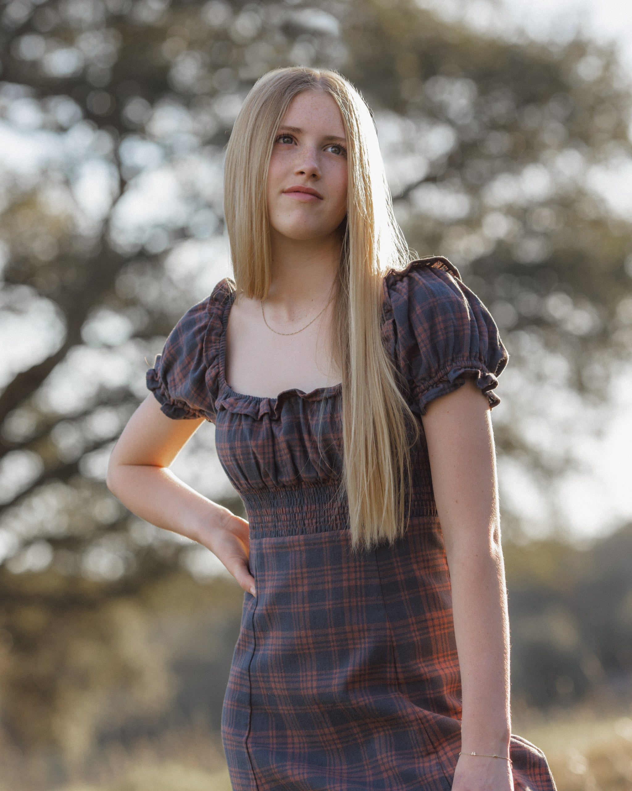 Teen Lana Dress Midnight Plaid - Rylee + Cru | Kids Clothes | Trendy Baby Clothes | Modern Infant Outfits |