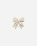 Crochet Bow Natural - Rylee + Cru | Kids Clothes | Trendy Baby Clothes | Modern Infant Outfits |