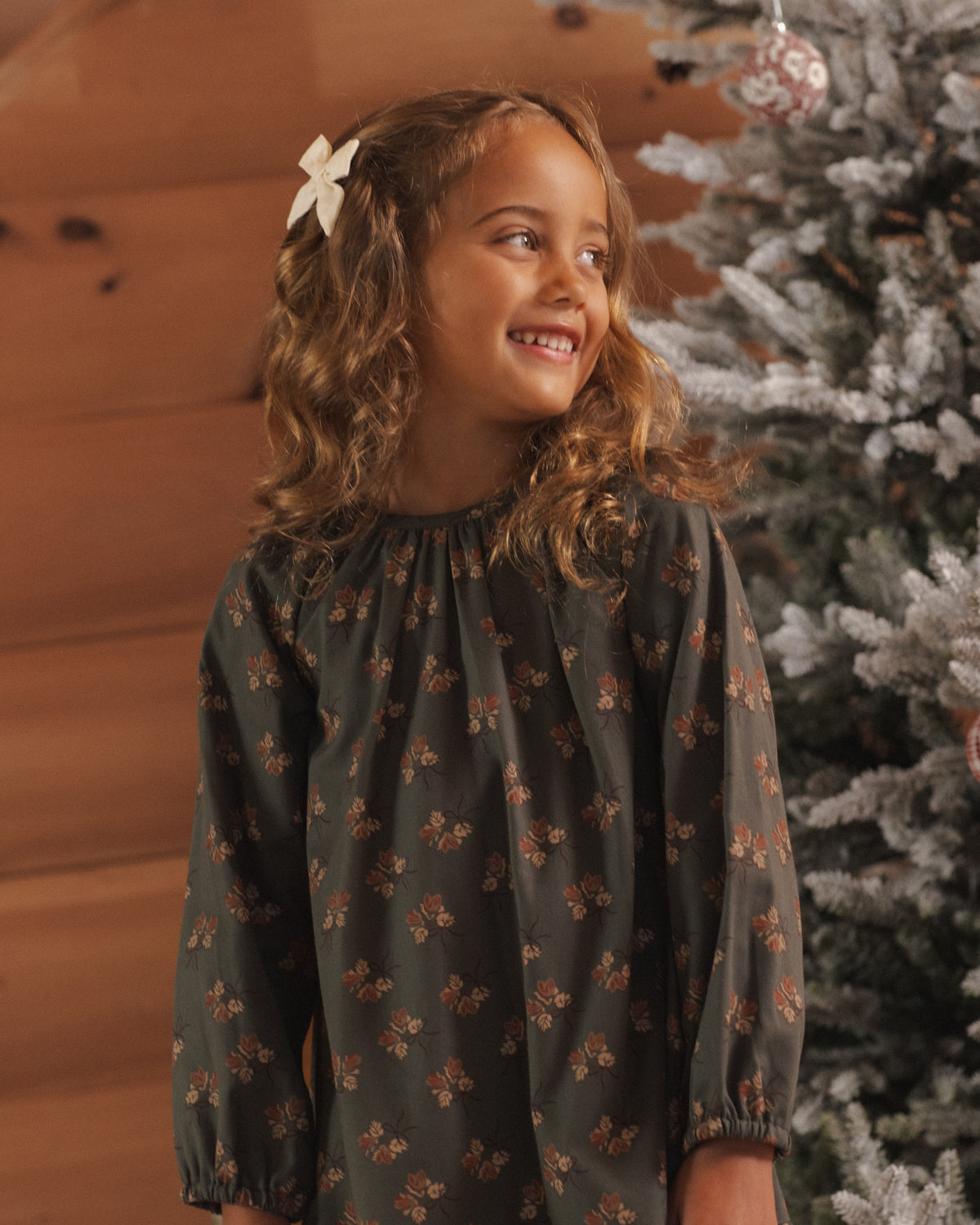 Holly Nightgown Evergreen - Rylee + Cru | Kids Clothes | Trendy Baby Clothes | Modern Infant Outfits |