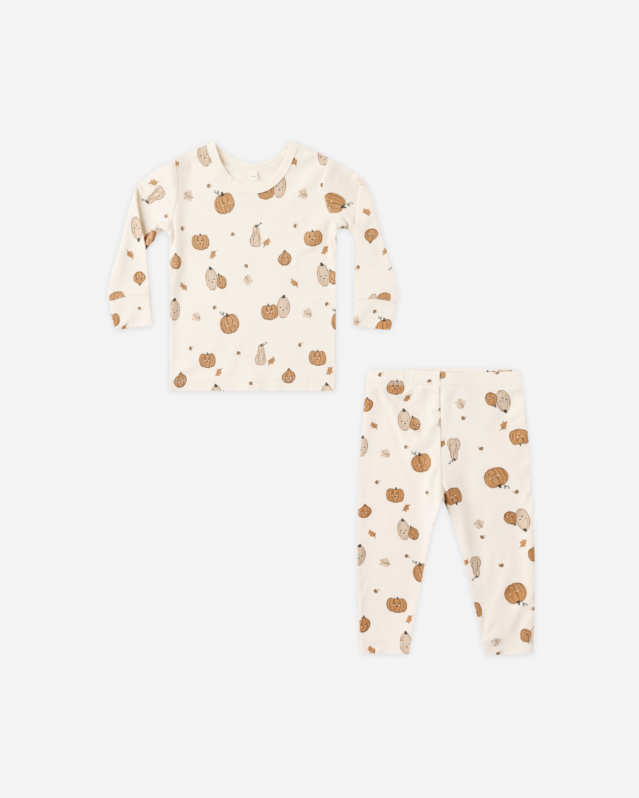 Bamboo Pajama Set Harvest Friends - Rylee + Cru | Kids Clothes | Trendy Baby Clothes | Modern Infant Outfits |